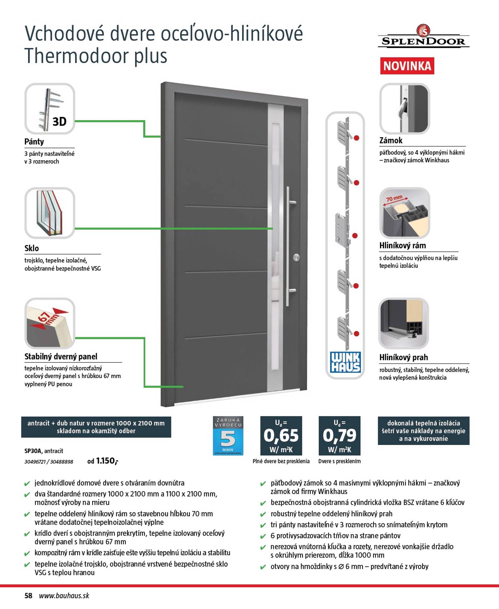 Page 58 of Aktuálny bauhaus leták platný od piatka 01.08 do 31.12