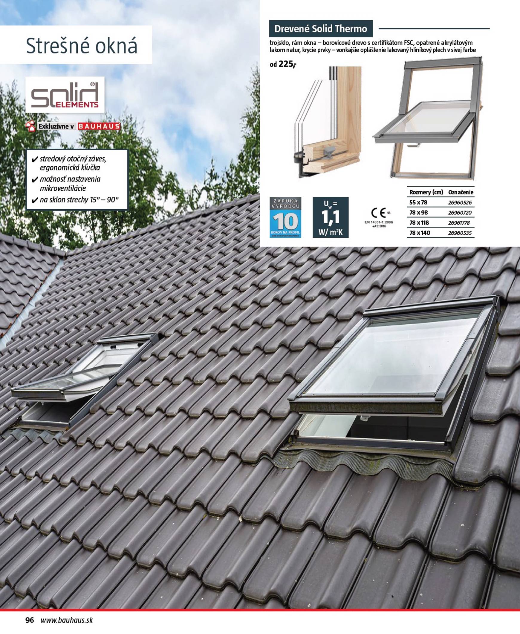 Page 96 of Aktuálny bauhaus leták platný od piatka 01.08 do 31.12