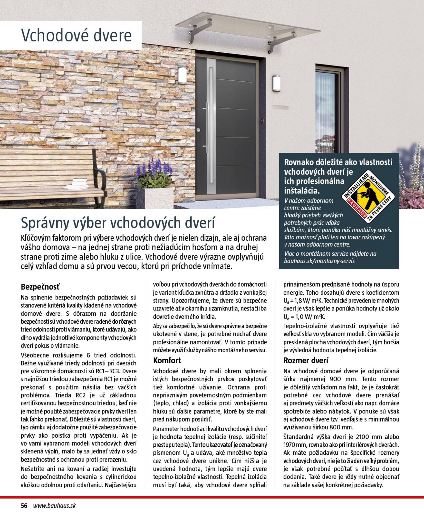 Page 56 of Aktuálny bauhaus leták platný od piatka 01.08 do 31.12