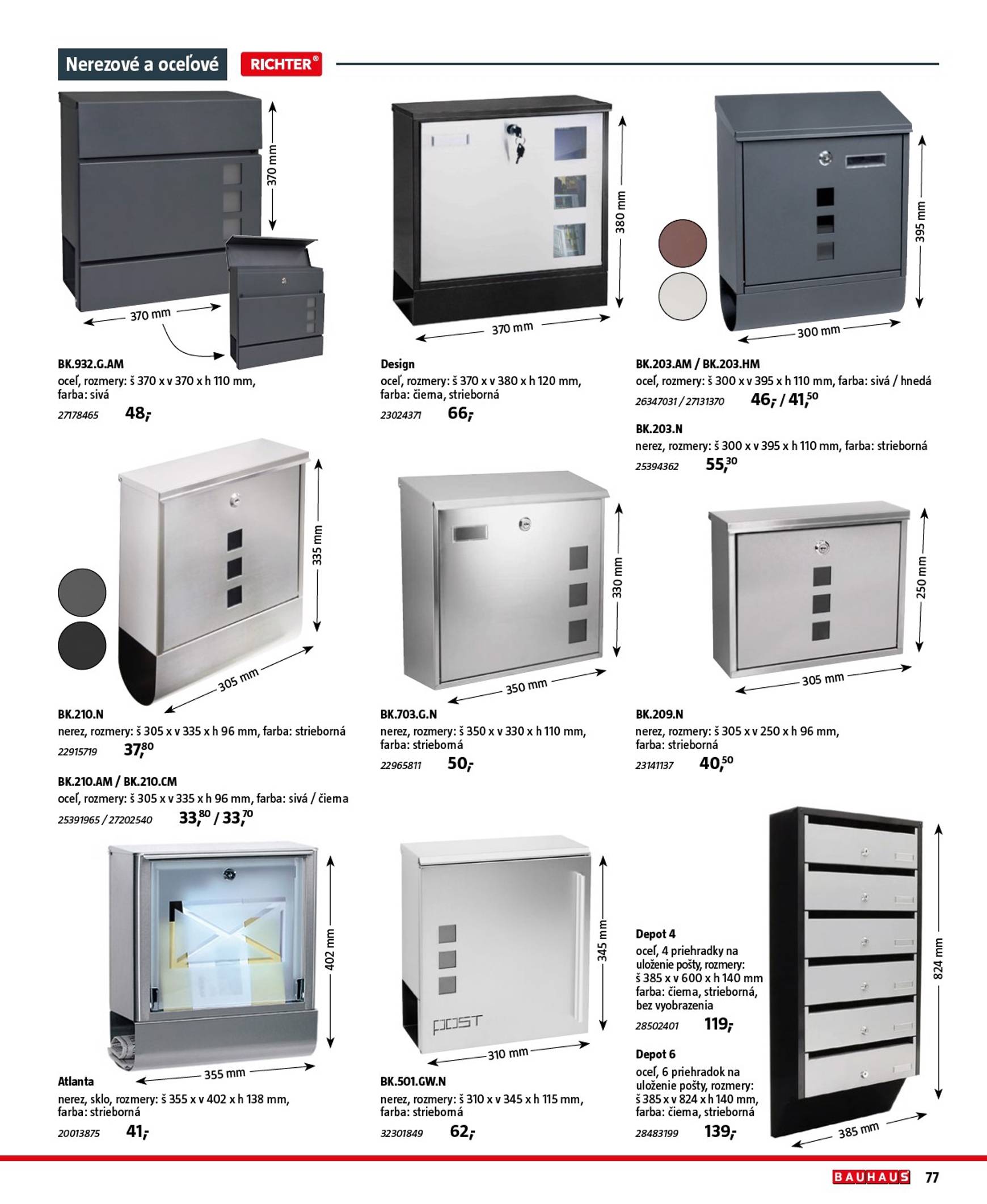 Page 77 of Aktuálny bauhaus leták platný od piatka 01.08 do 31.12
