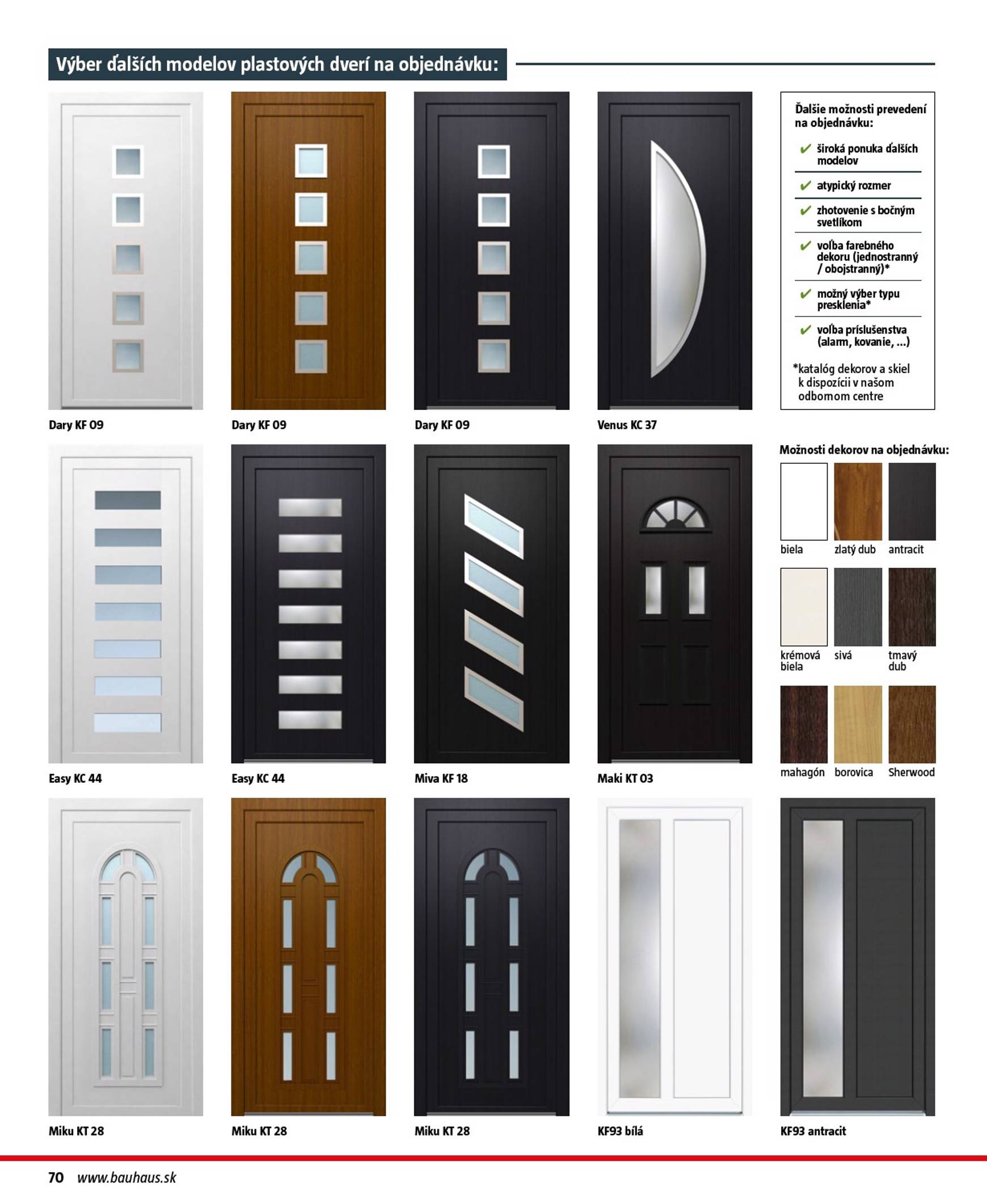 Page 70 of Aktuálny bauhaus leták platný od piatka 01.08 do 31.12
