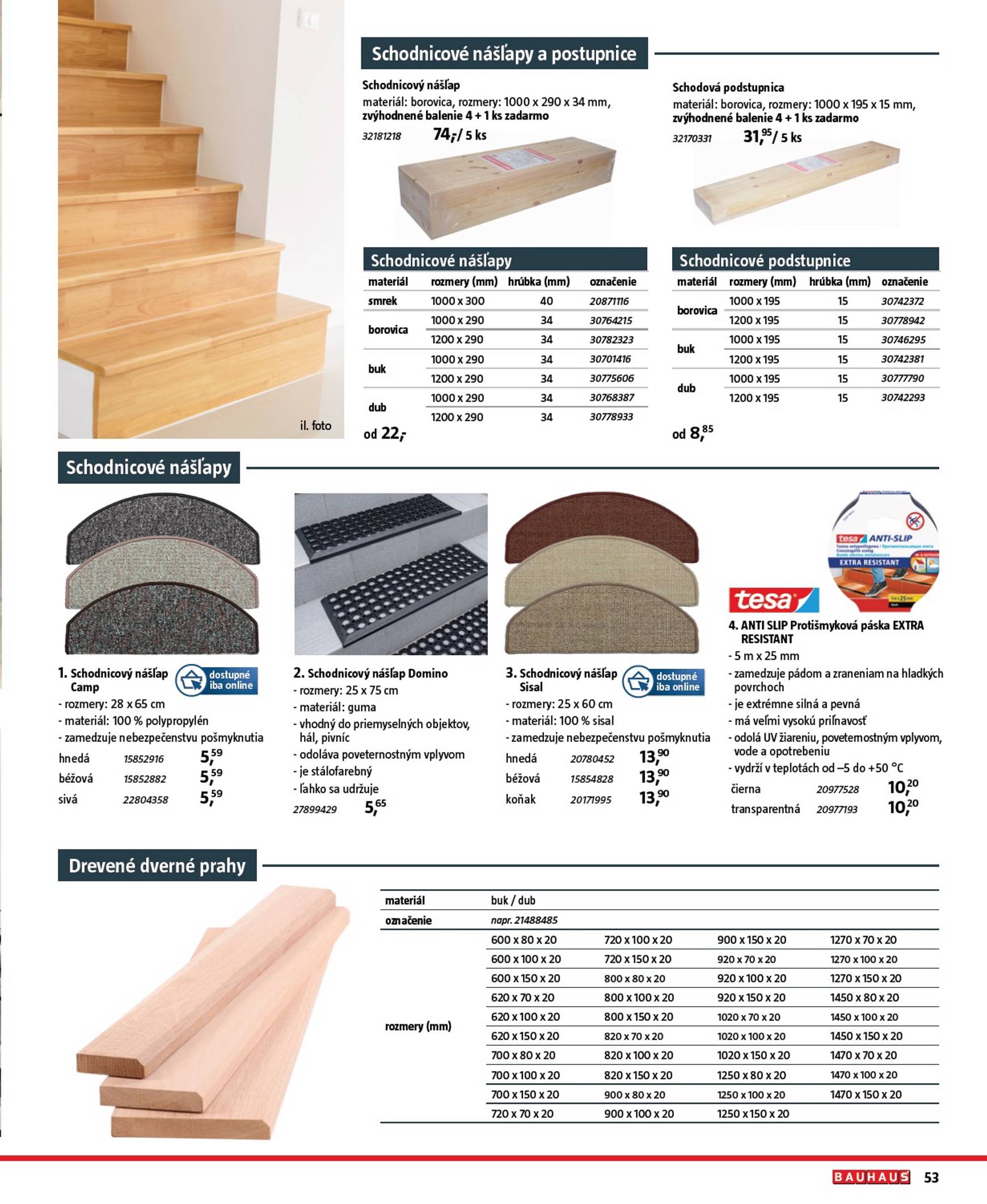 Page 53 of Aktuálny bauhaus leták platný od piatka 01.08 do 31.12