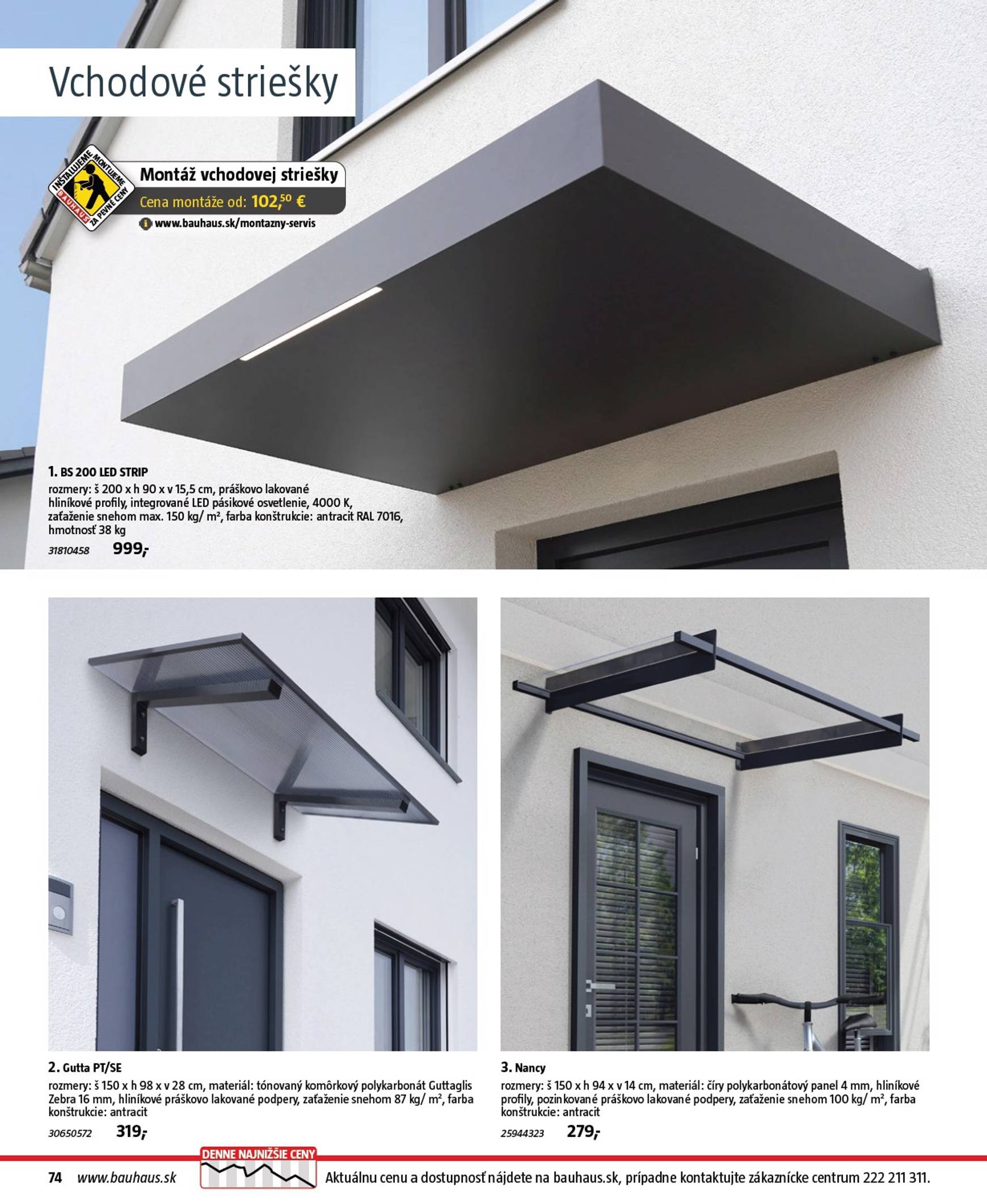 Page 74 of Aktuálny bauhaus leták platný od piatka 01.08 do 31.12