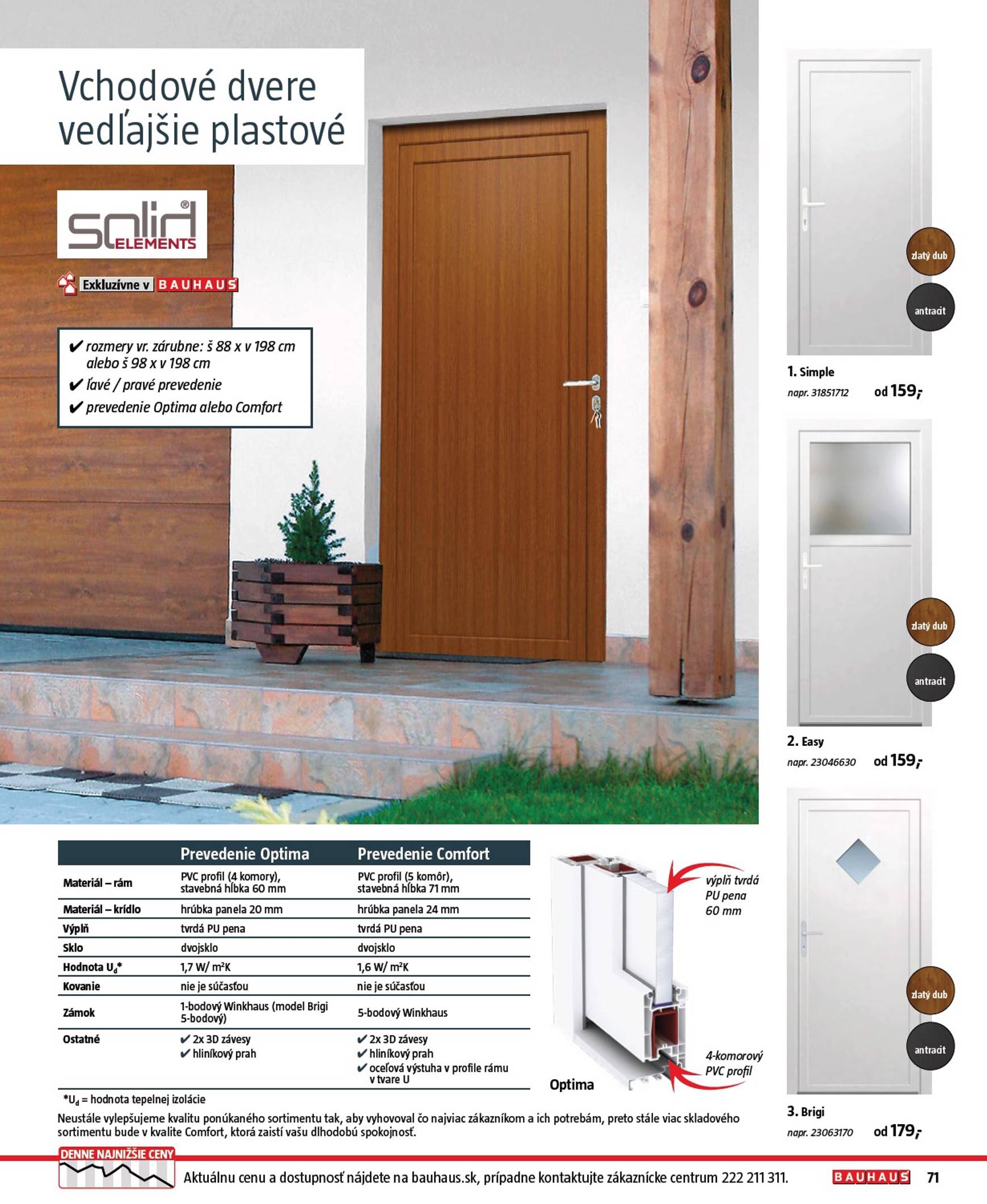 Page 71 of Aktuálny bauhaus leták platný od piatka 01.08 do 31.12