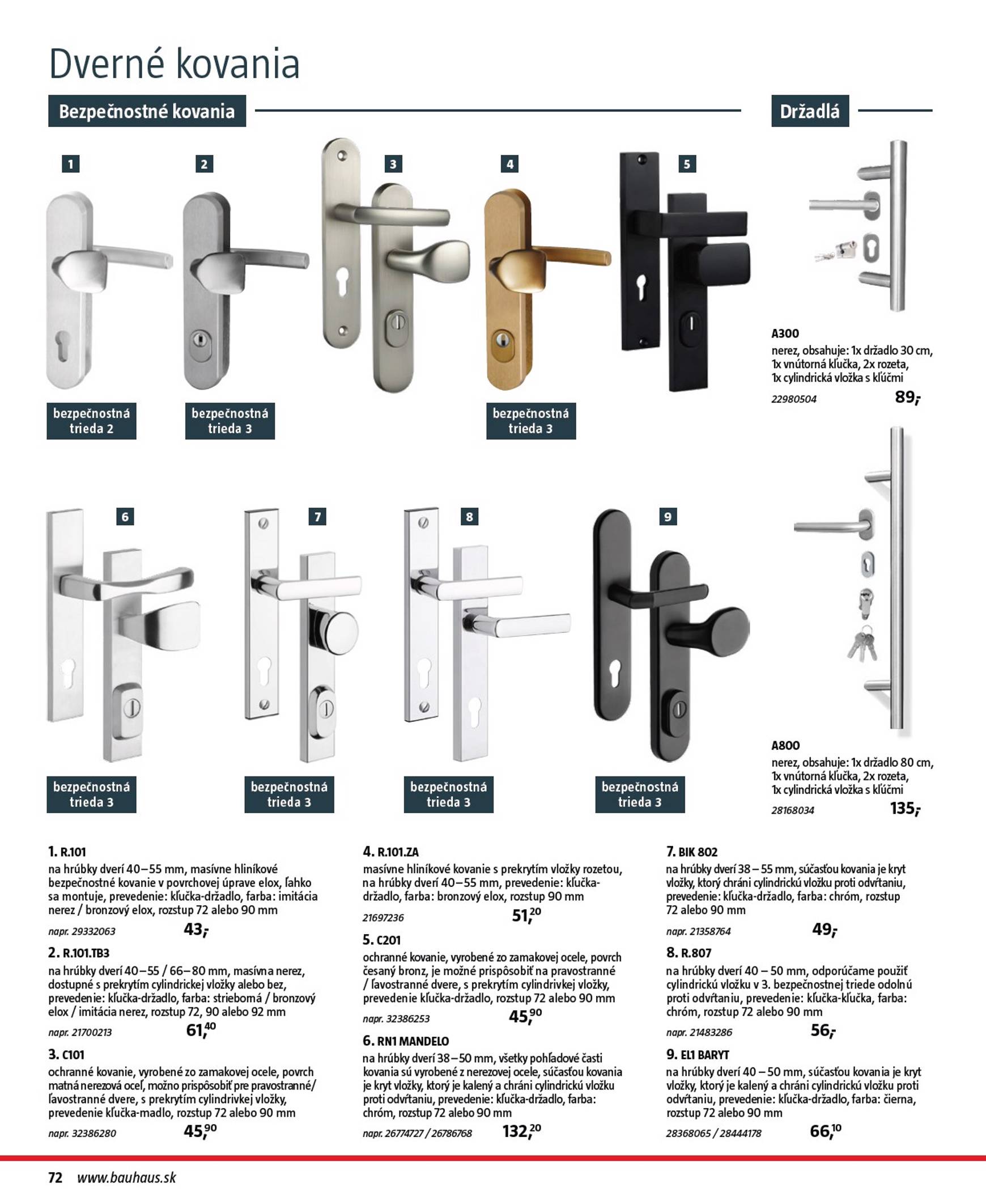 Page 72 of Aktuálny bauhaus leták platný od piatka 01.08 do 31.12