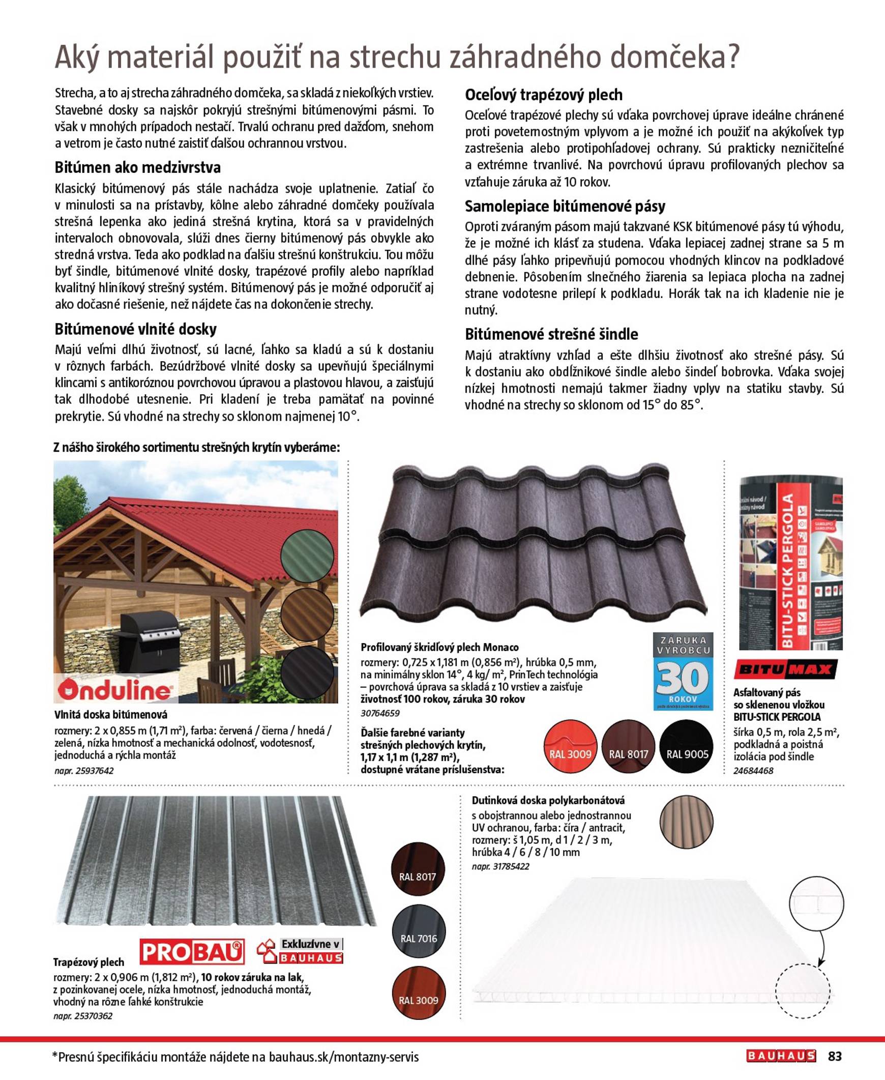 Page 83 of Aktuálny bauhaus leták platný od štvrtka 20.03 do 31.10