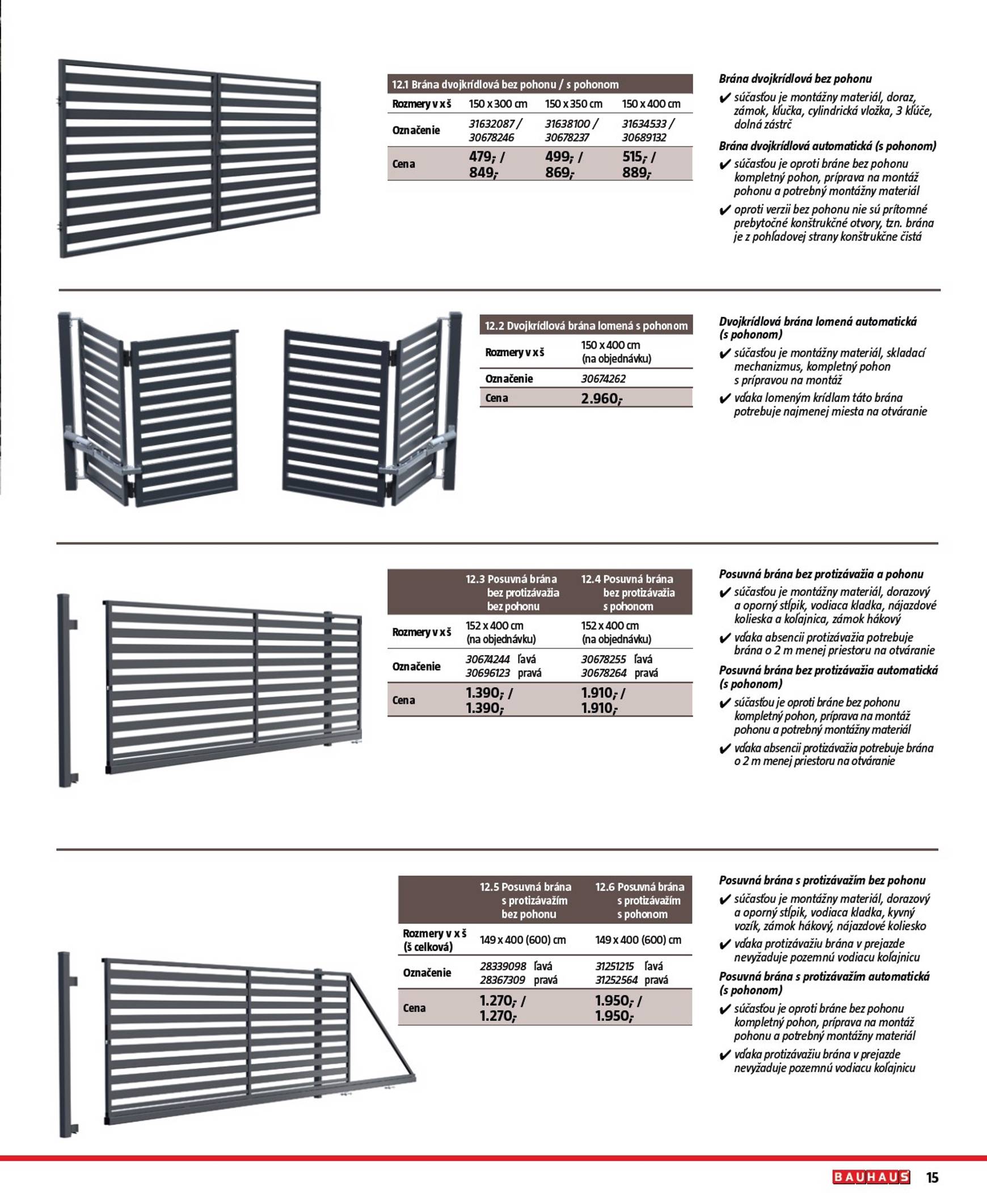 Page 15 of Aktuálny bauhaus leták platný od štvrtka 20.03 do 31.10