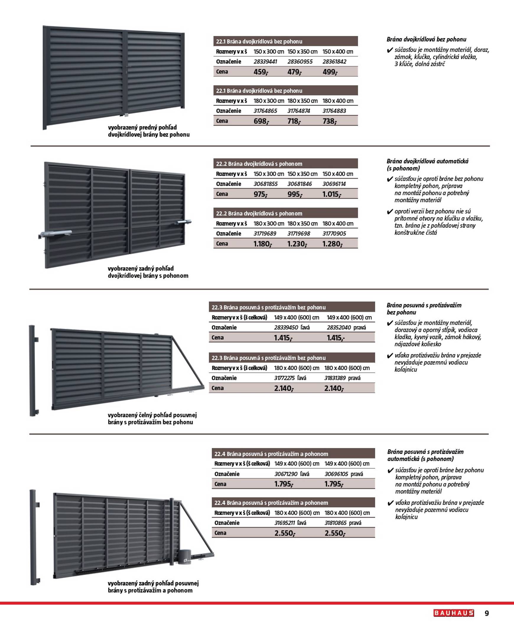 Page 9 of Aktuálny bauhaus leták platný od štvrtka 20.03 do 31.10