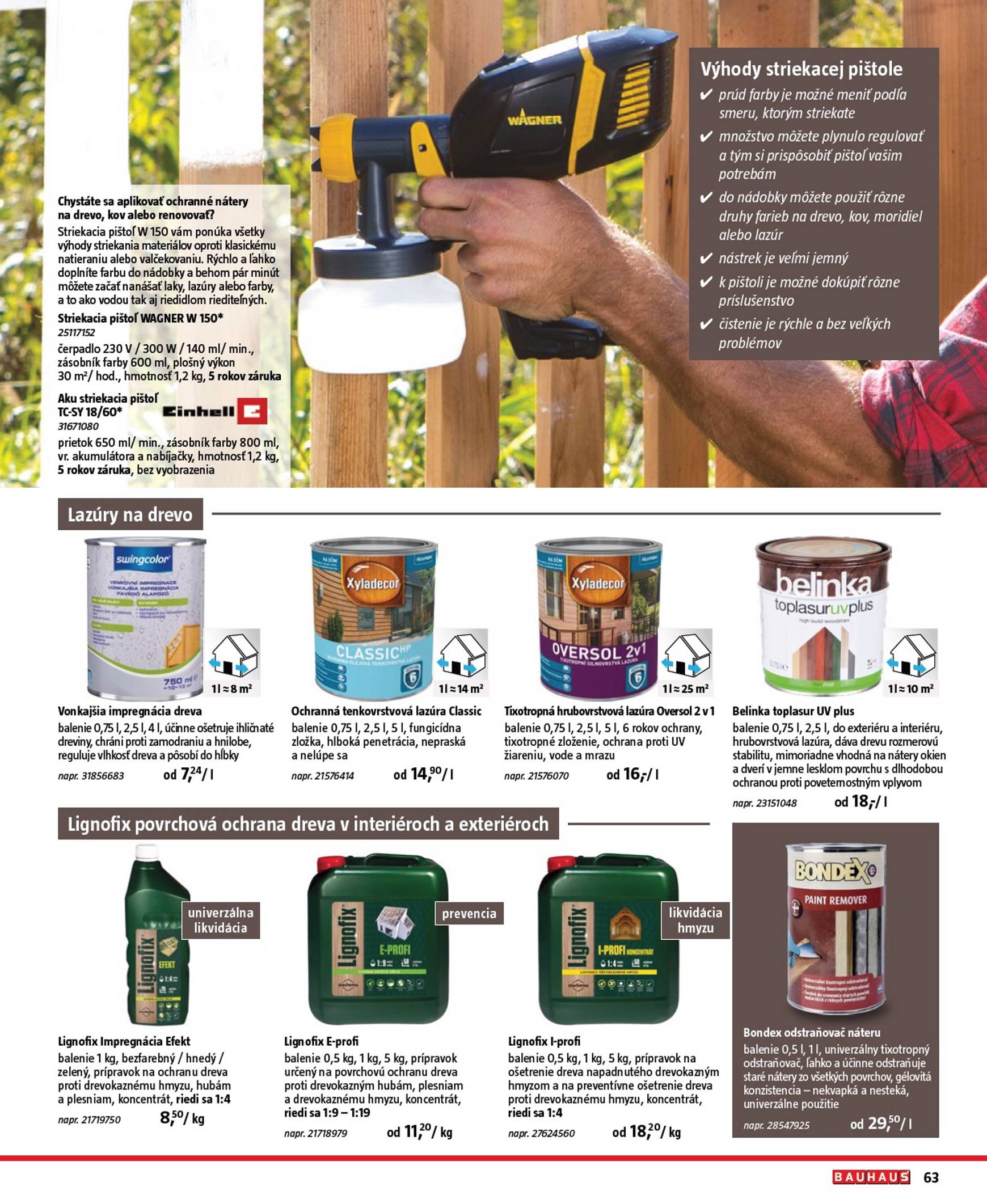 Page 63 of Aktuálny bauhaus leták platný od štvrtka 20.03 do 31.10