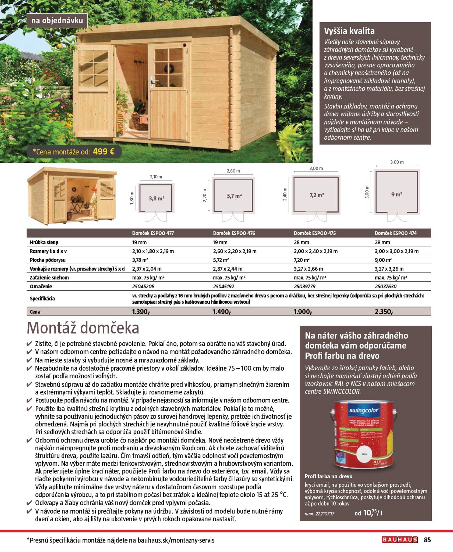 Page 85 of Aktuálny bauhaus leták platný od štvrtka 20.03 do 31.10