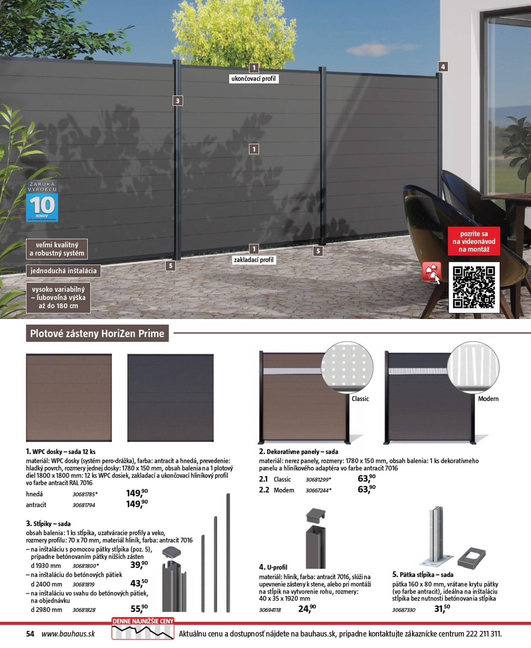 Page 54 of Aktuálny bauhaus leták platný od štvrtka 20.03 do 31.10