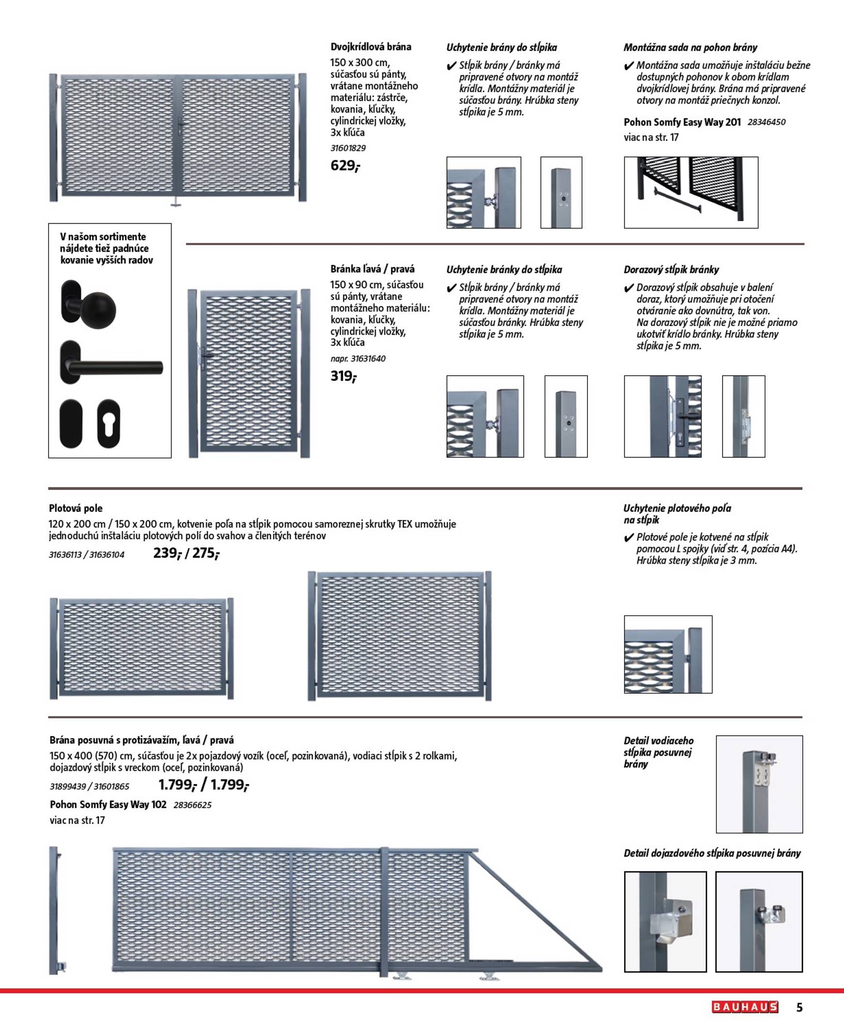 Page 5 of Aktuálny bauhaus leták platný od štvrtka 20.03 do 31.10