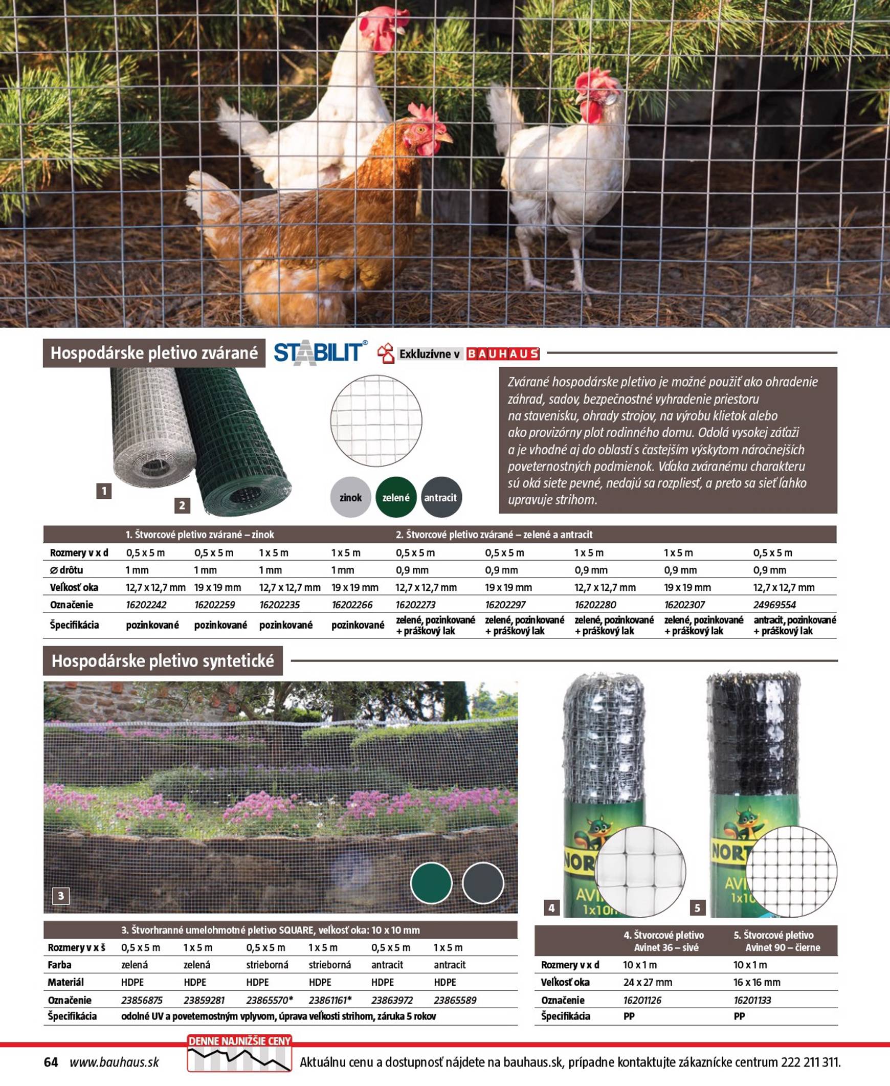 Page 64 of Aktuálny bauhaus leták platný od štvrtka 20.03 do 31.10