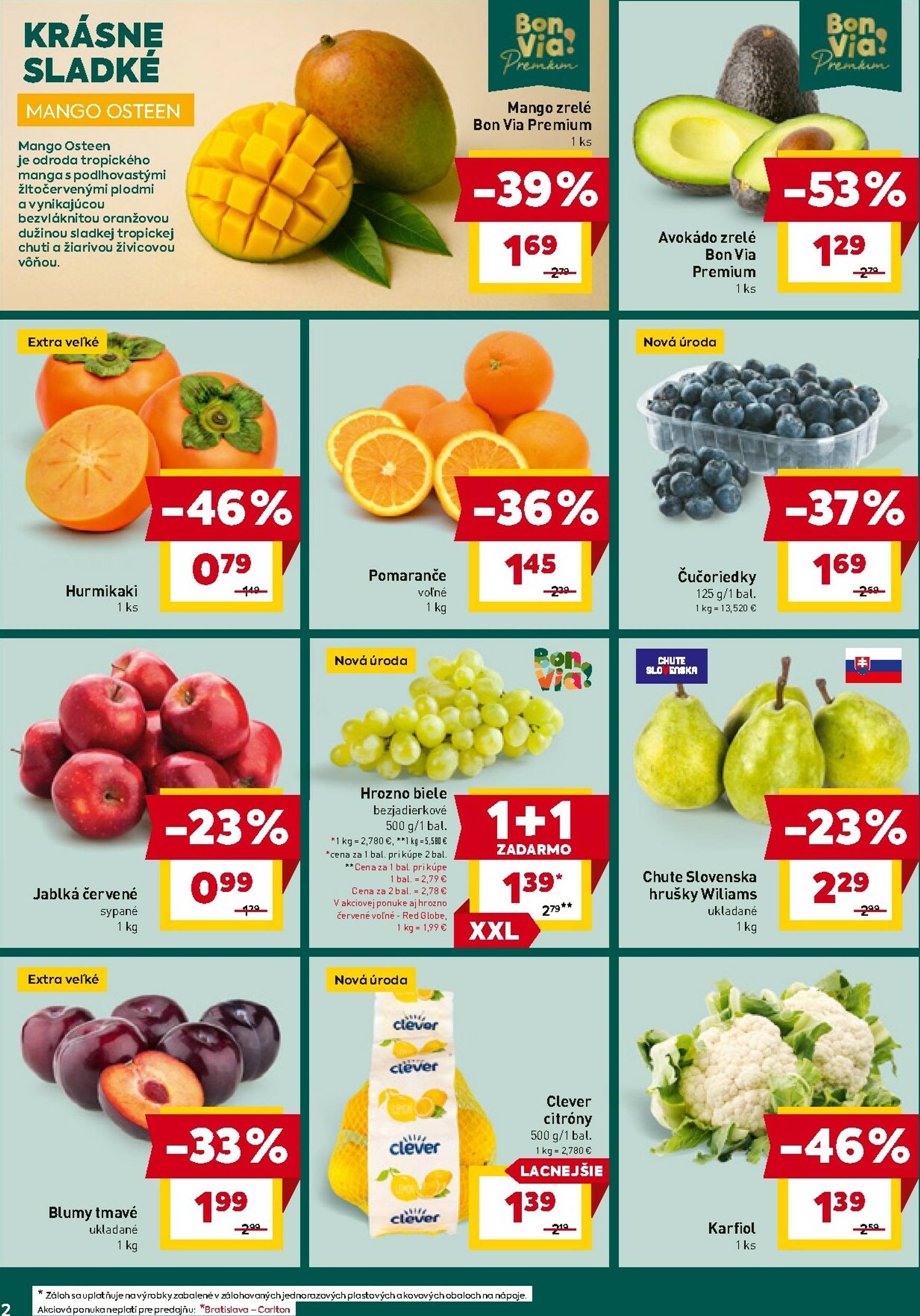 Page 2 of Aktuálny billa leták platný od stredy 08.10 do 14.10