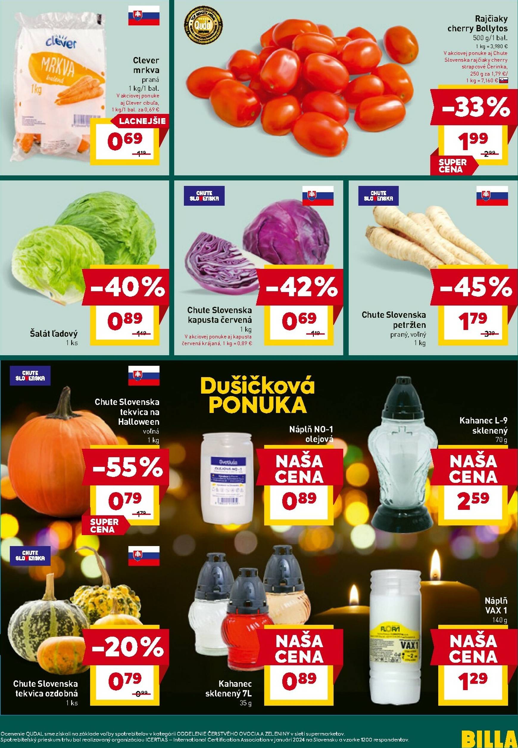 Page 3 of Aktuálny billa leták platný od stredy 08.10 do 14.10