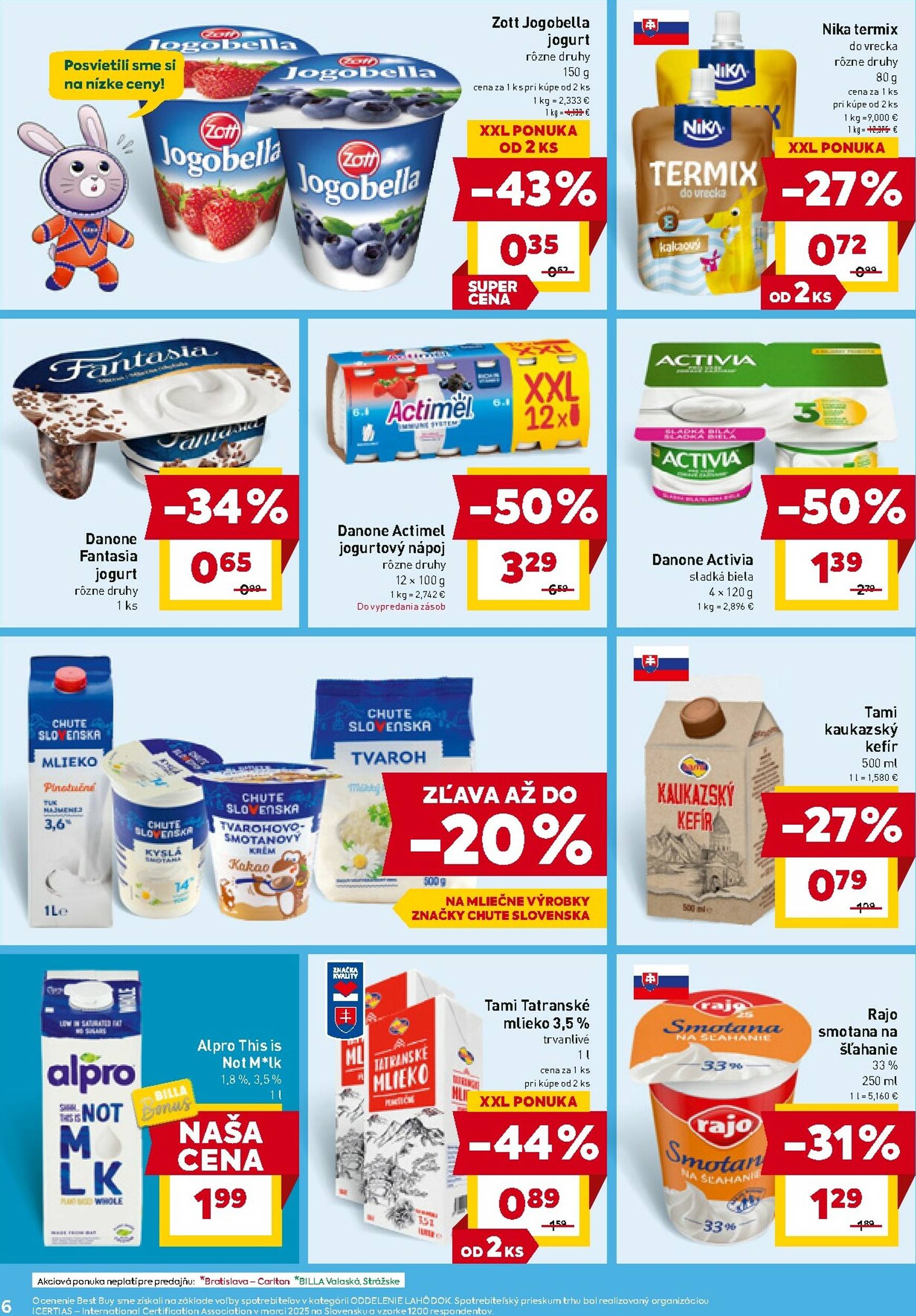 Page 6 of Aktuálny billa leták platný od stredy 08.10 do 14.10