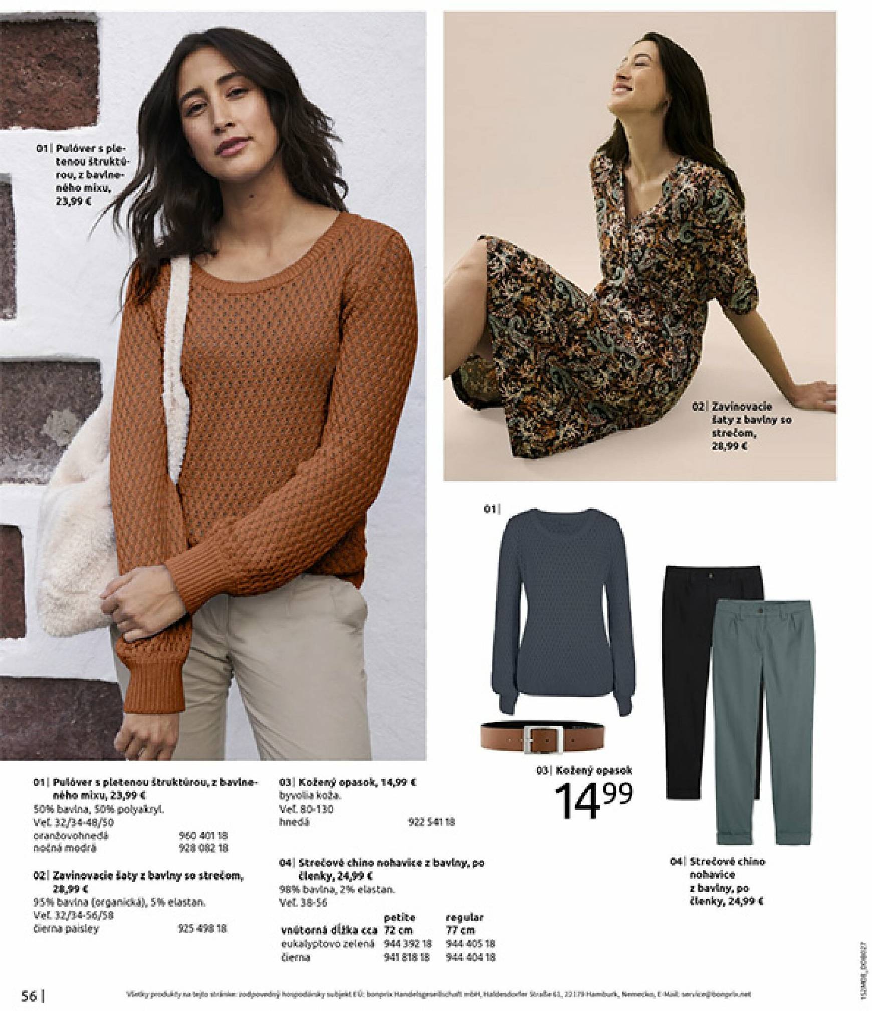 Page 58 of Aktuálny bonprix leták platný od utorka 02.09 do 13.10