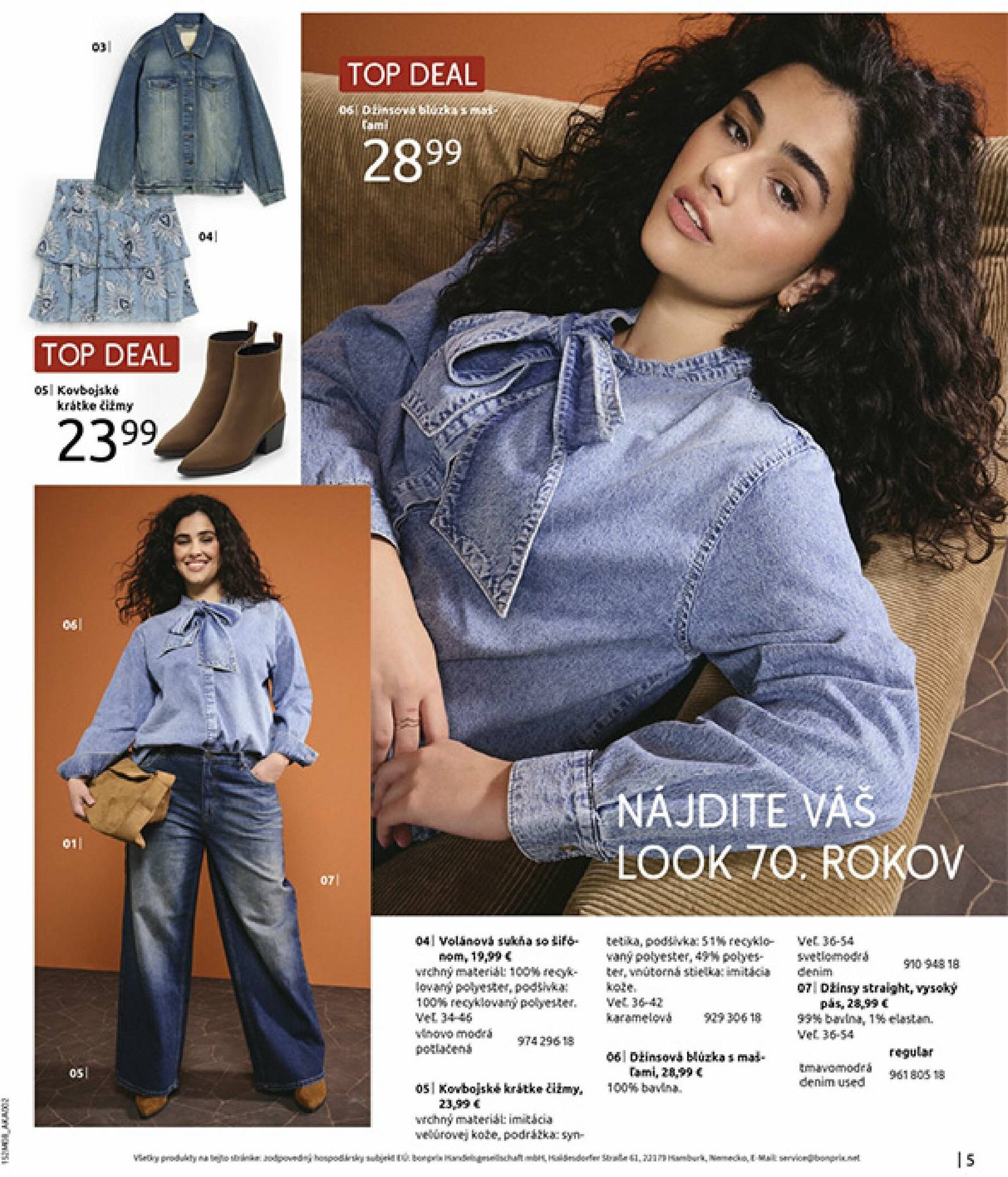 Page 7 of Aktuálny bonprix leták platný od utorka 02.09 do 13.10