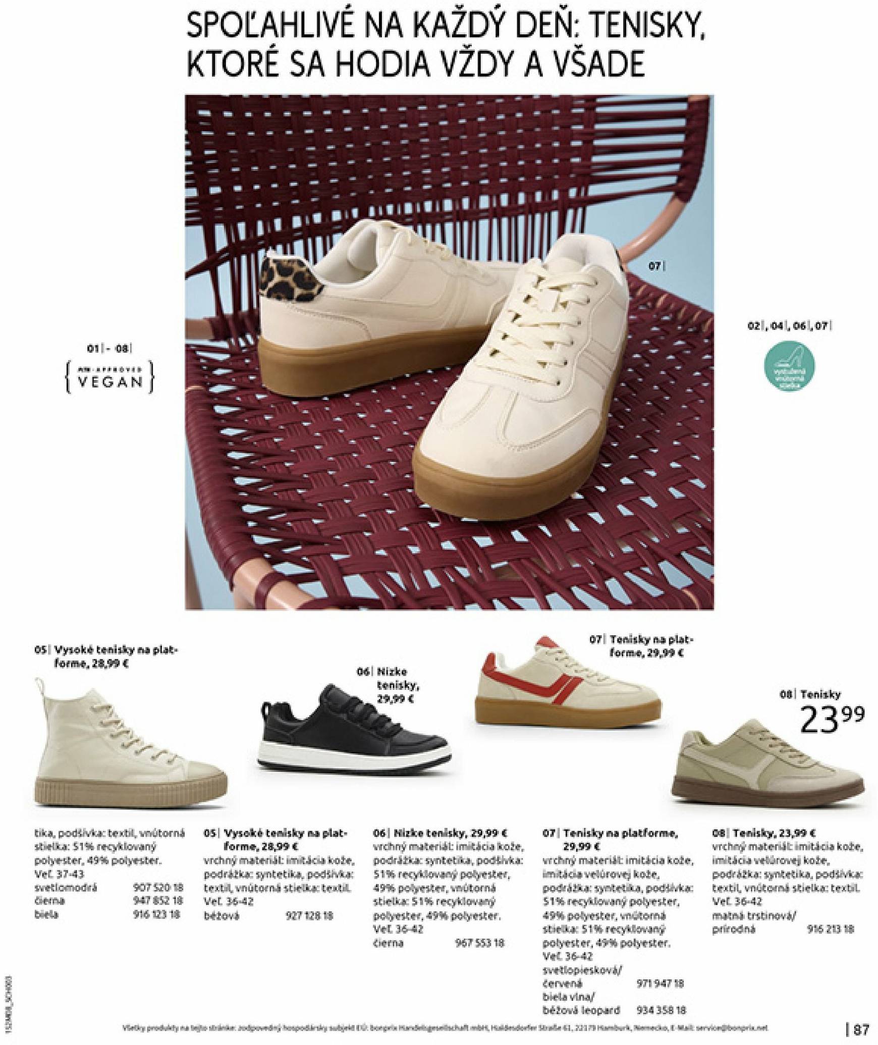 Page 89 of Aktuálny bonprix leták platný od utorka 02.09 do 13.10