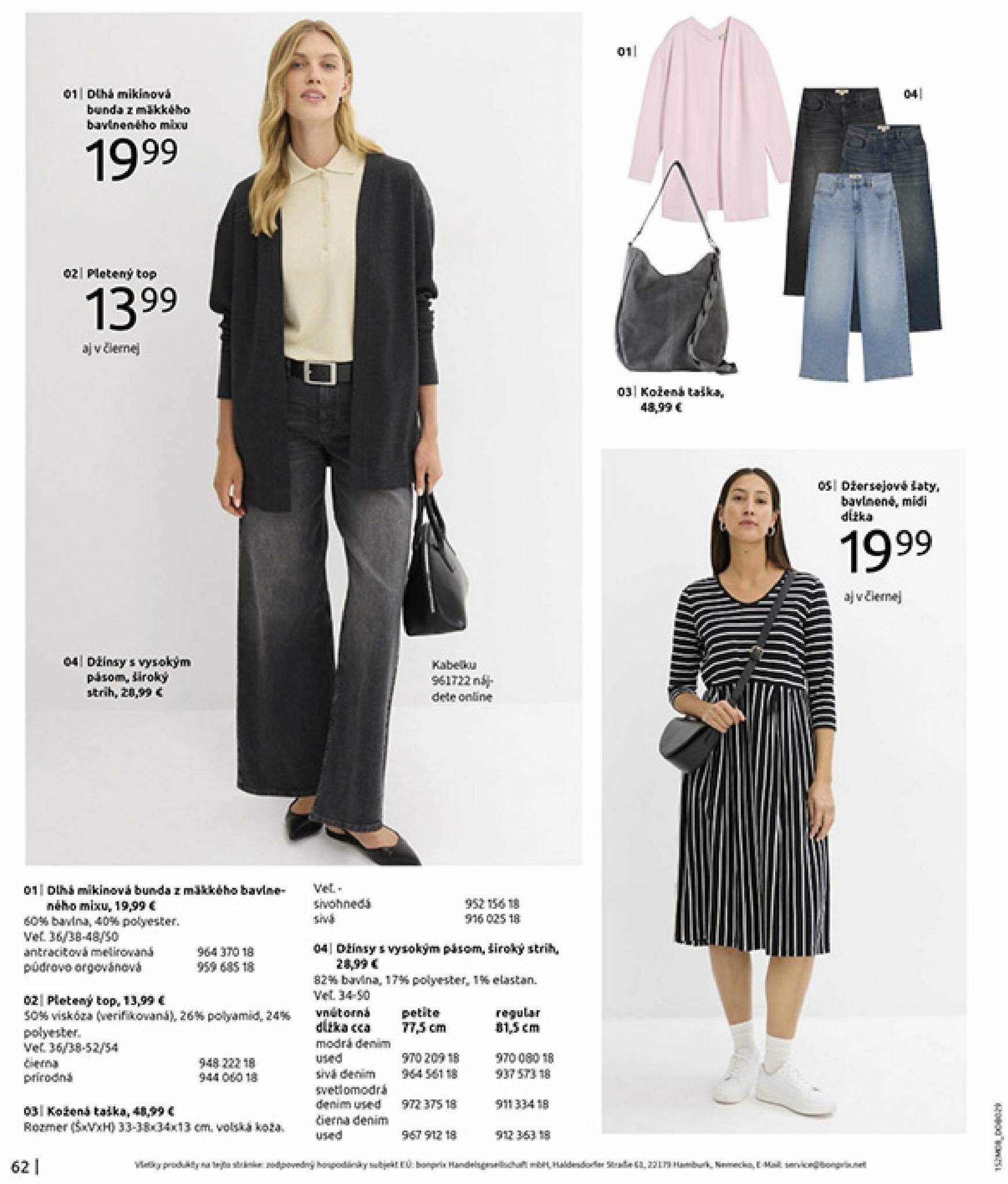 Page 64 of Aktuálny bonprix leták platný od utorka 02.09 do 13.10