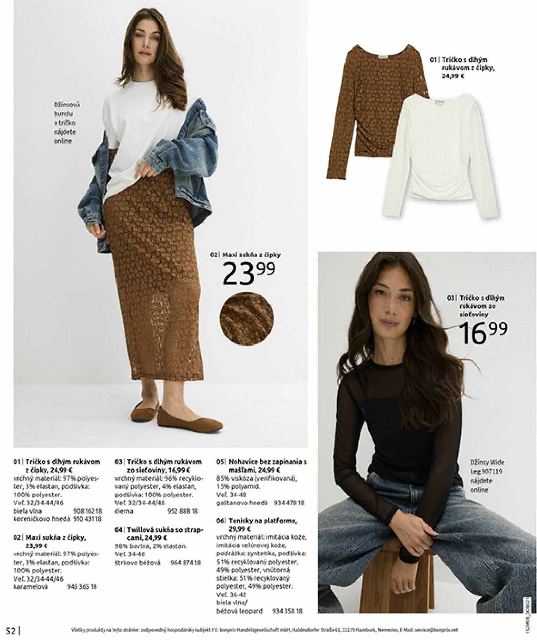 Page 54 of Aktuálny bonprix leták platný od utorka 02.09 do 13.10