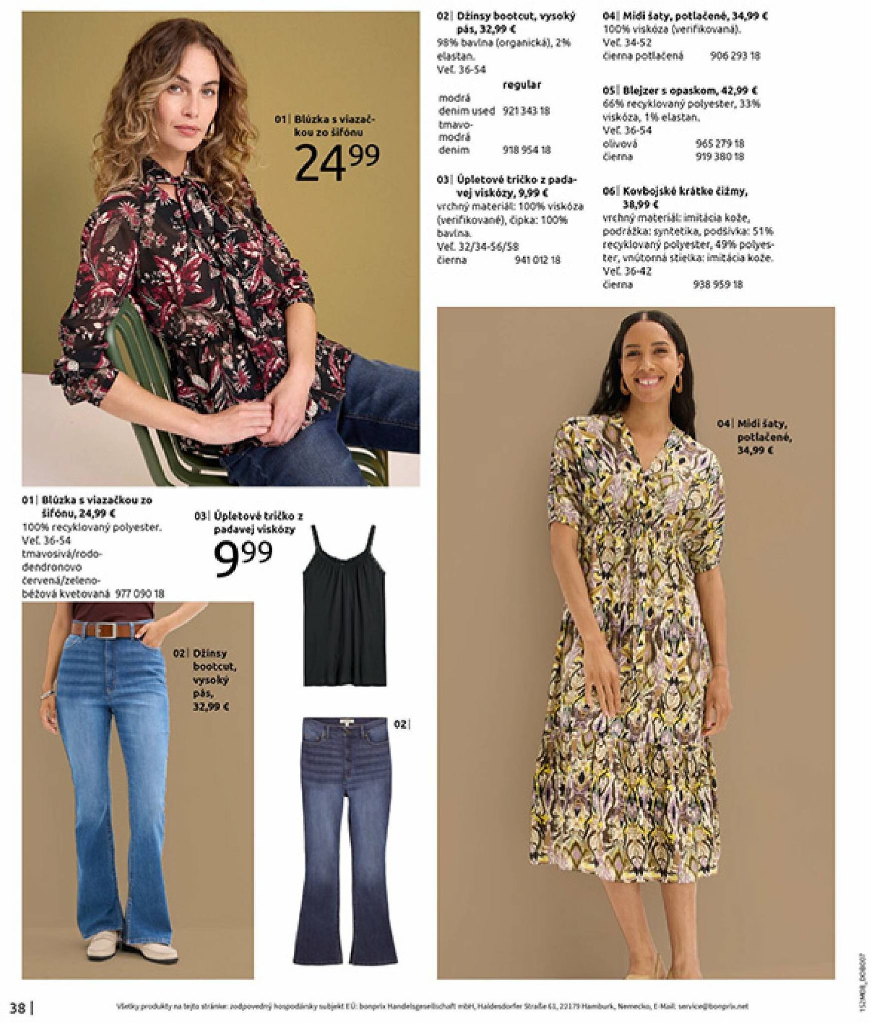 Page 40 of Aktuálny bonprix leták platný od utorka 02.09 do 13.10