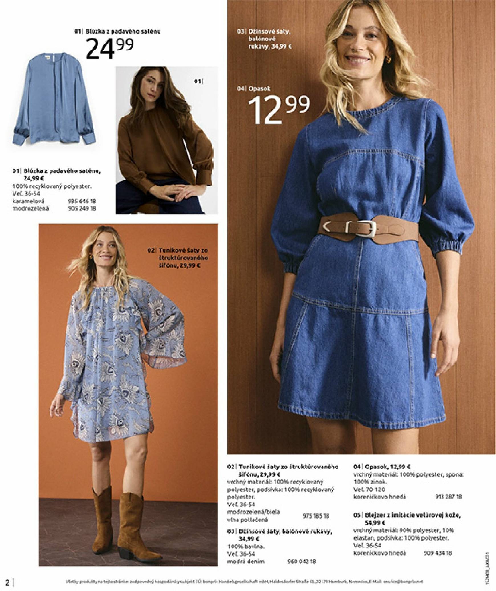 Page 4 of Aktuálny bonprix leták platný od utorka 02.09 do 13.10