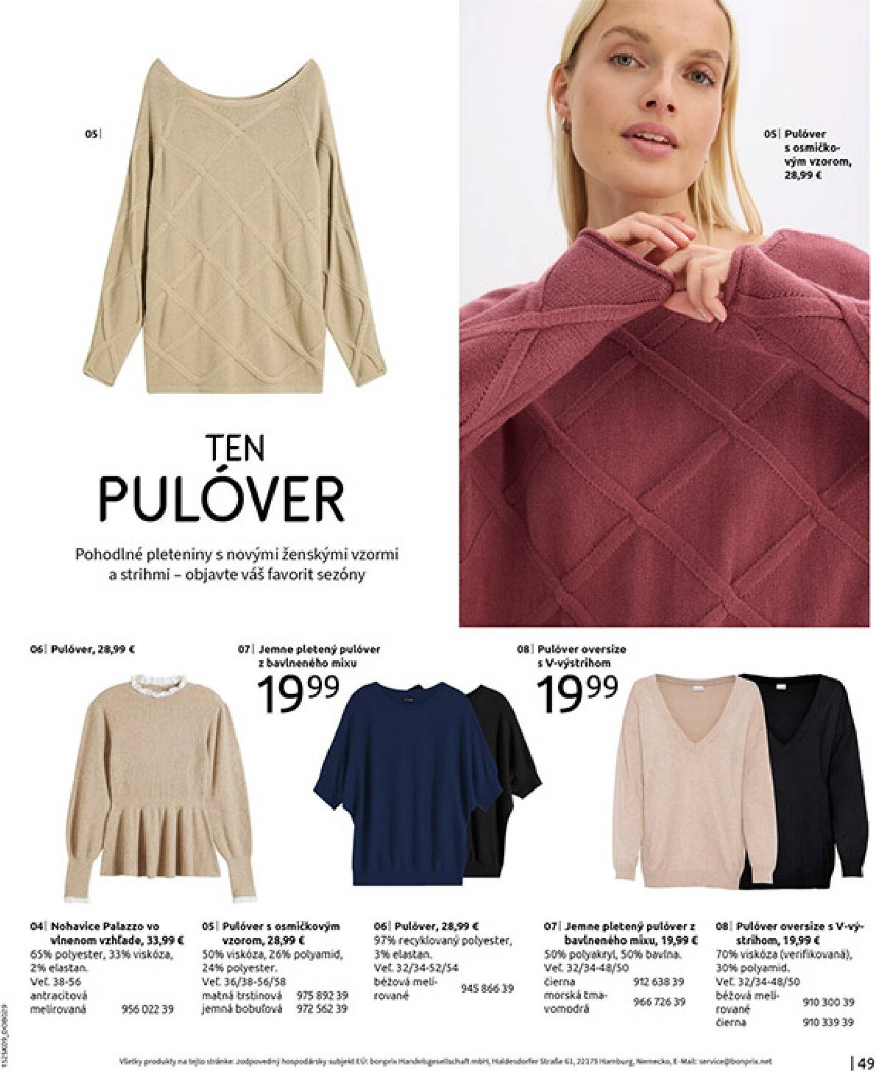 Page 51 of Aktuálny bonprix leták platný od utorka 23.09 do 03.11