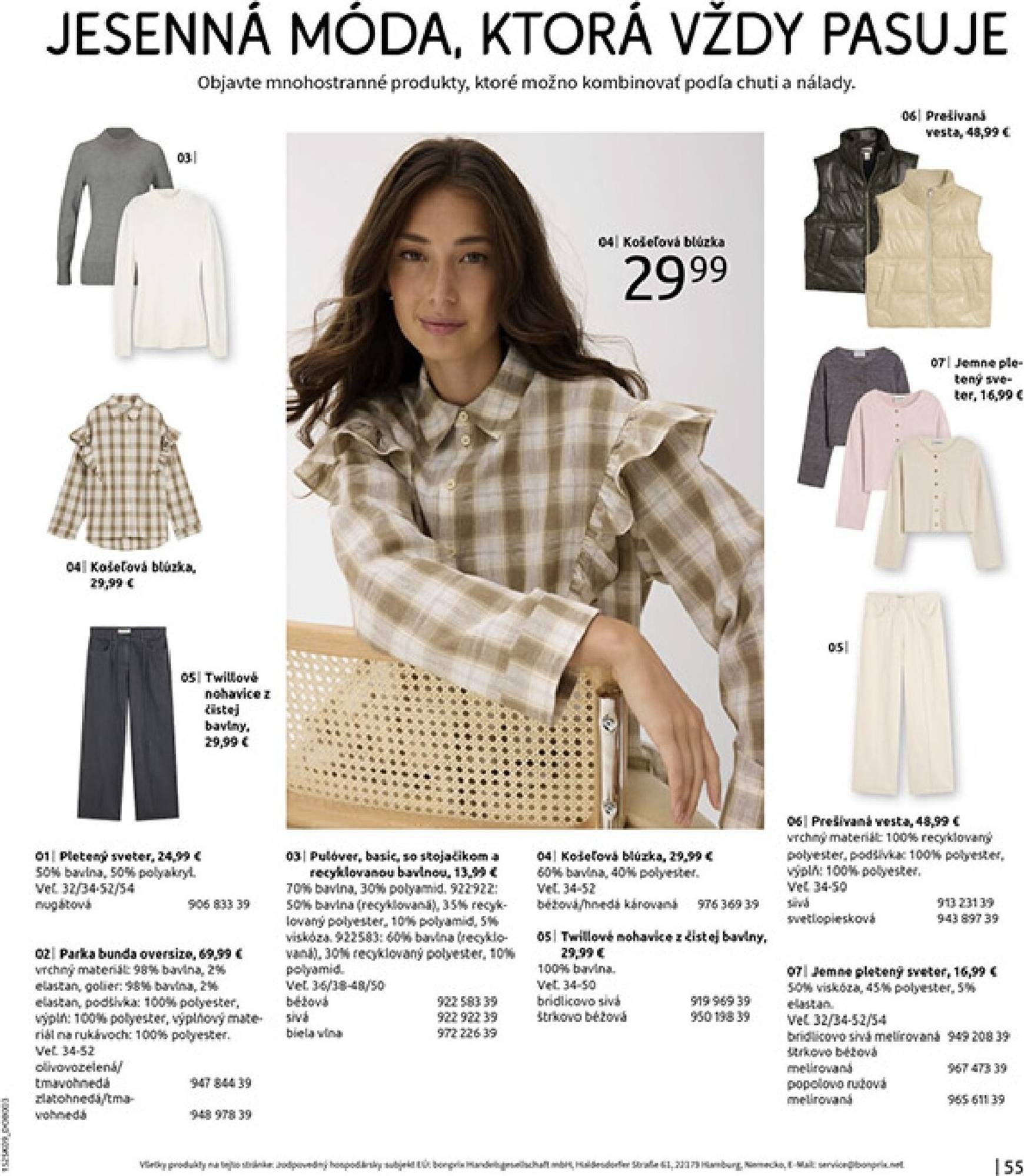 Page 57 of Aktuálny bonprix leták platný od utorka 23.09 do 03.11