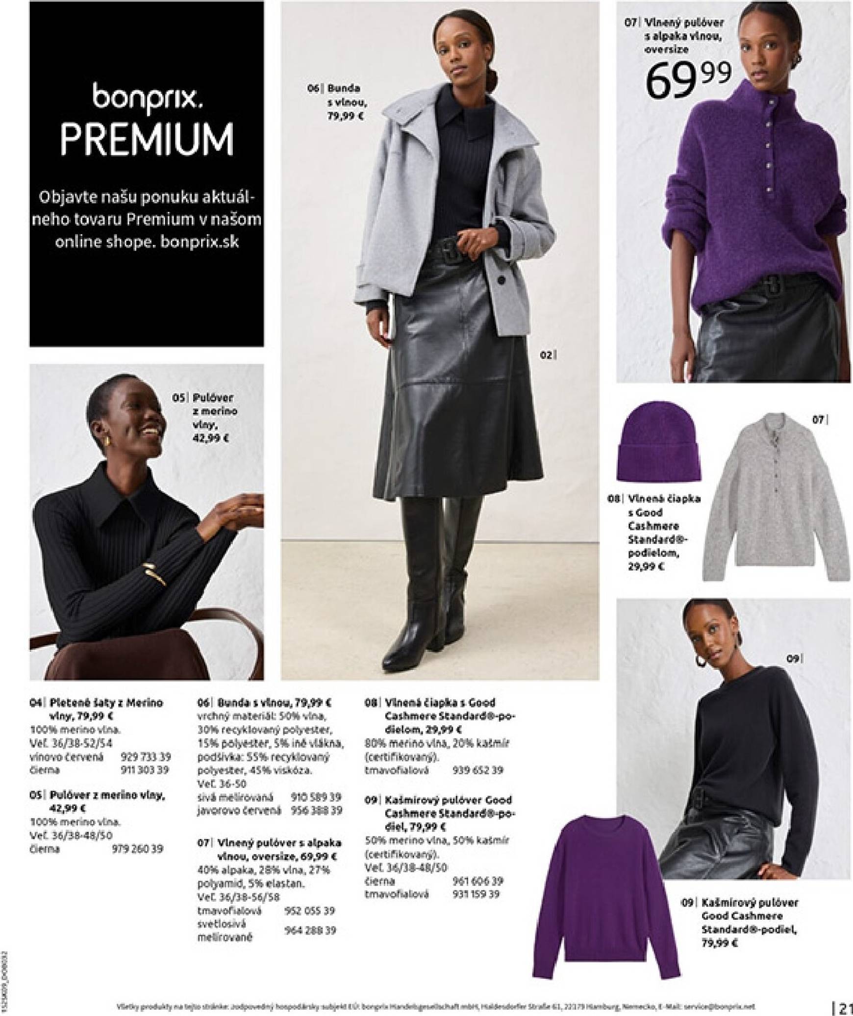 Page 23 of Aktuálny bonprix leták platný od utorka 23.09 do 03.11