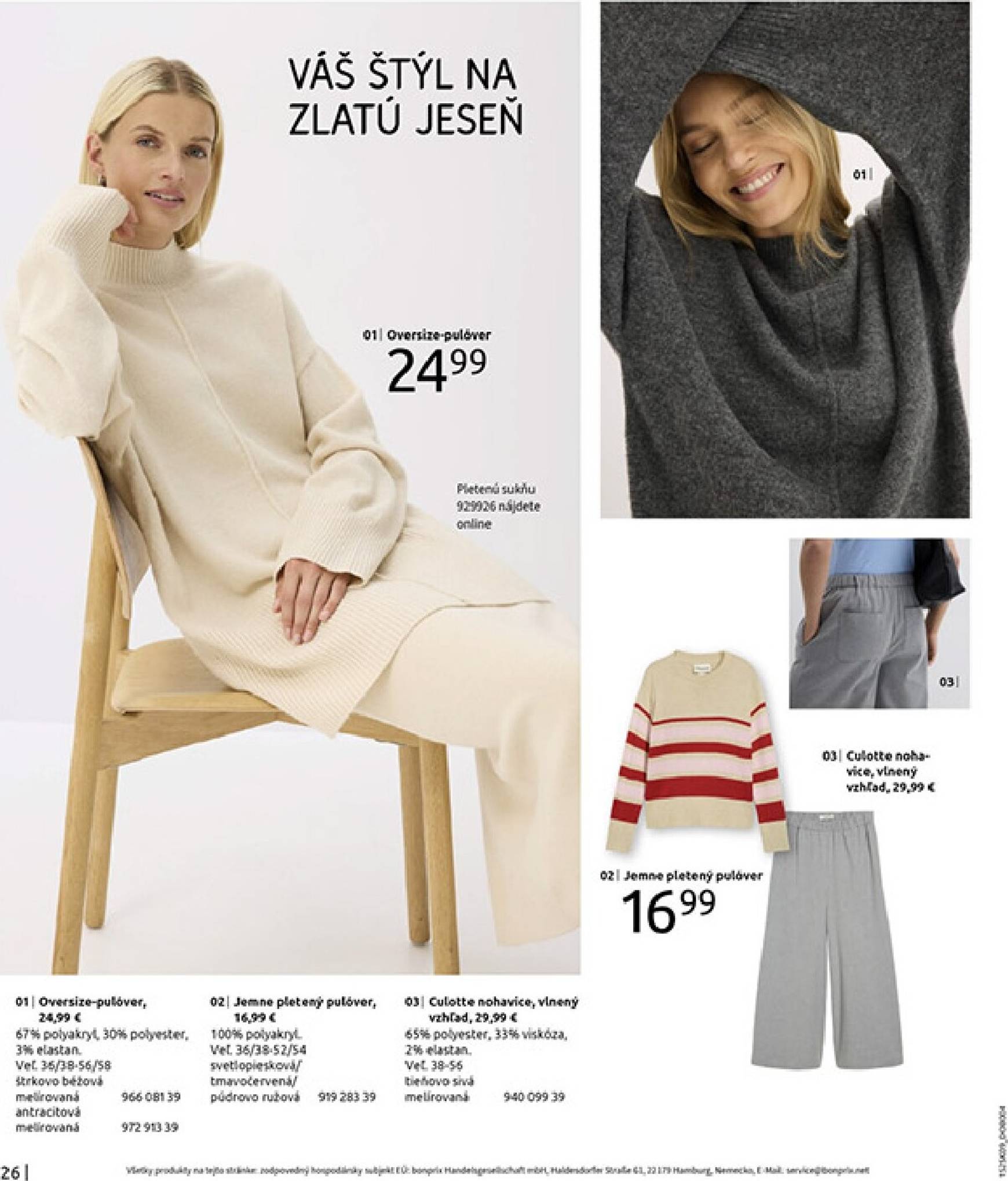 Page 28 of Aktuálny bonprix leták platný od utorka 23.09 do 03.11