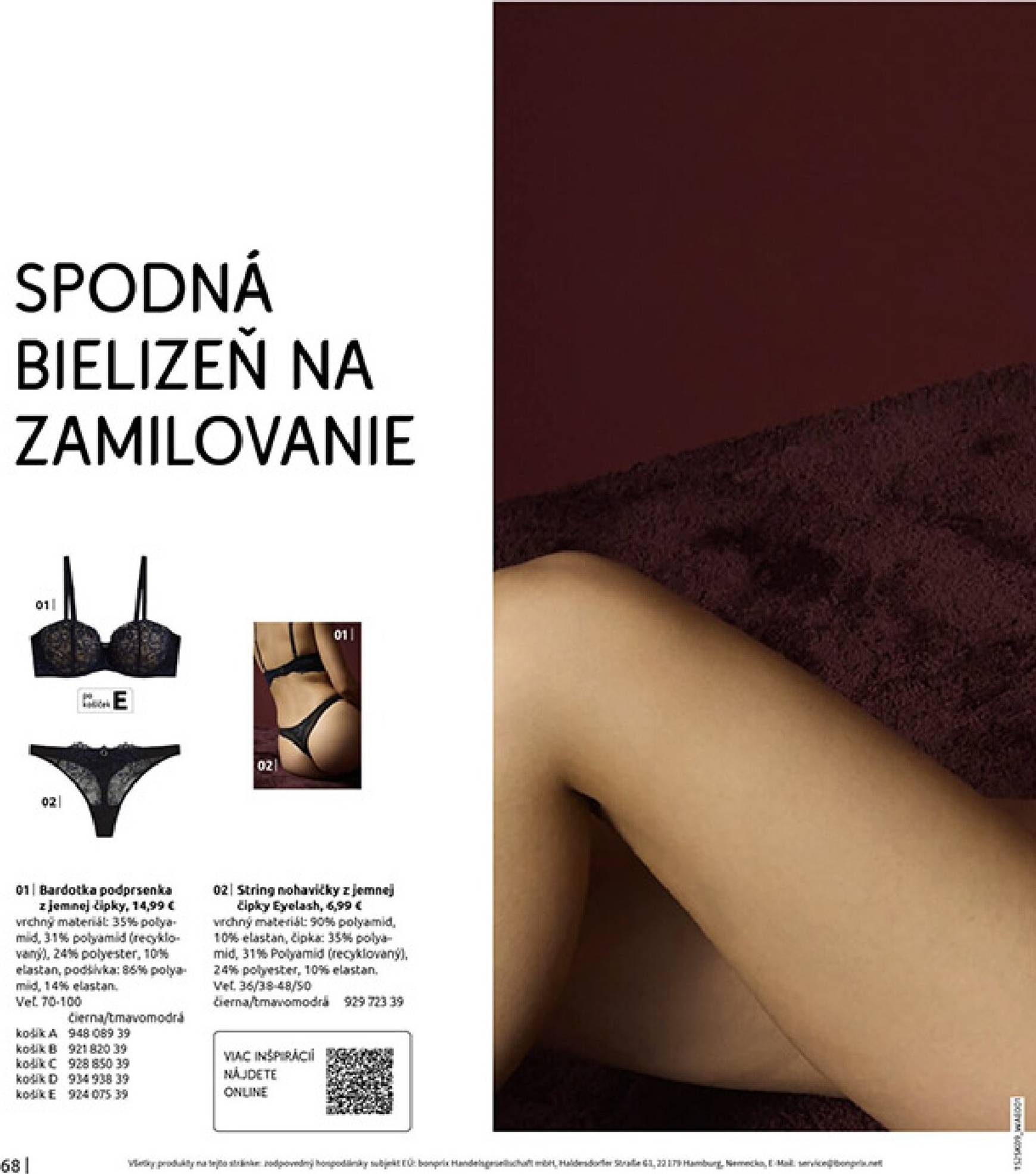 Page 70 of Aktuálny bonprix leták platný od utorka 23.09 do 03.11