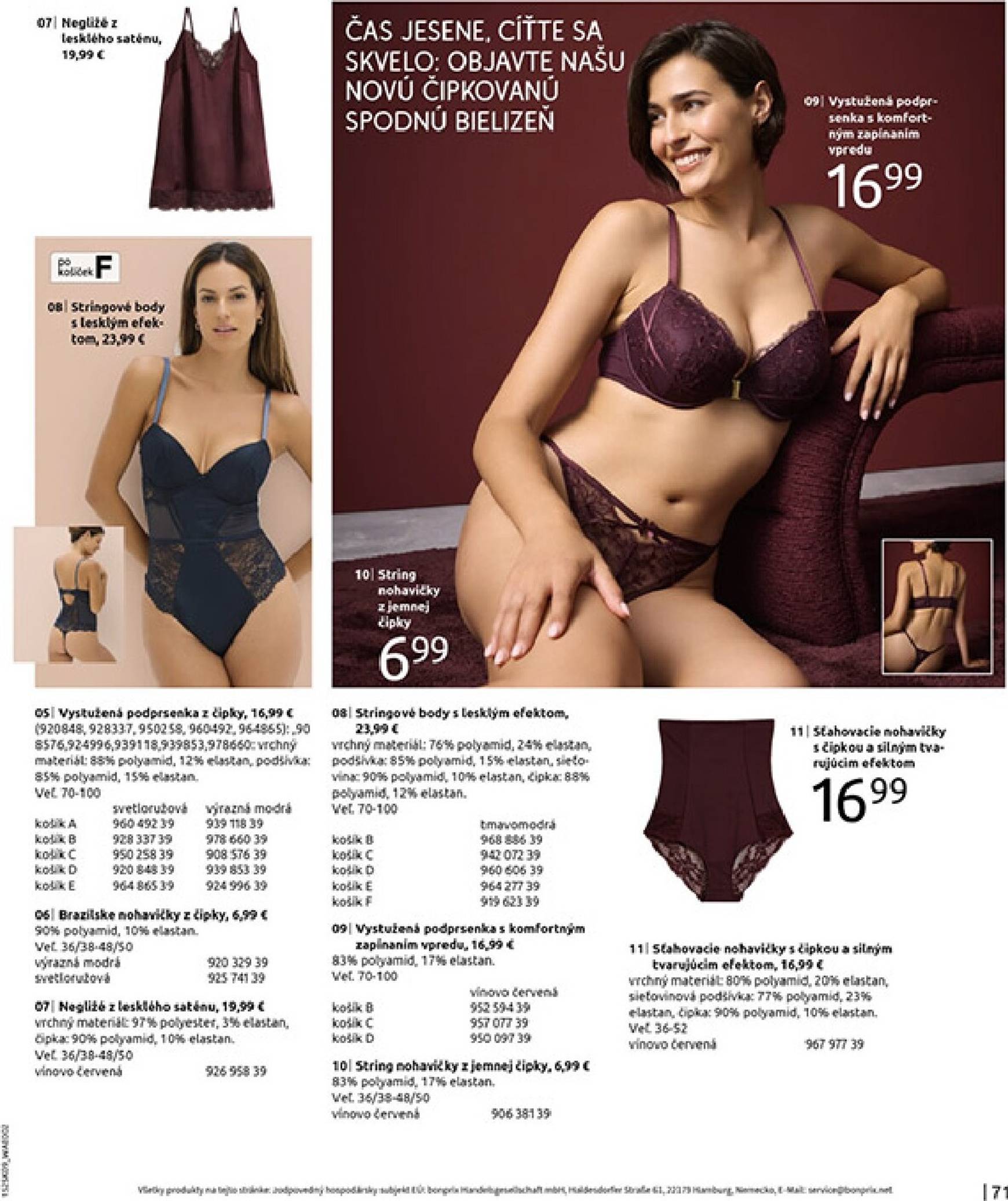 Page 73 of Aktuálny bonprix leták platný od utorka 23.09 do 03.11