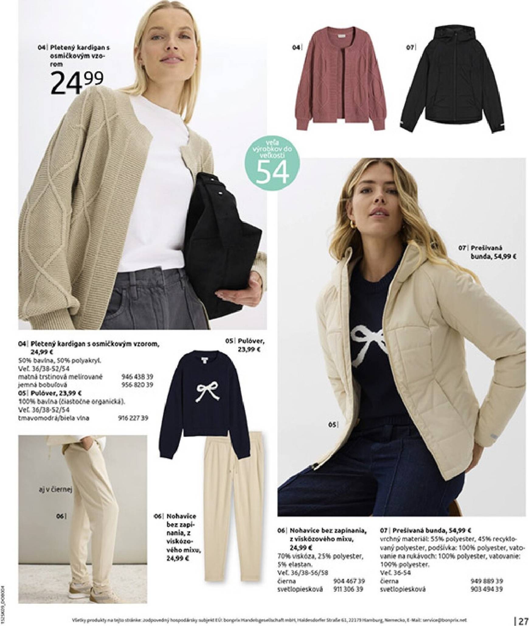 Page 29 of Aktuálny bonprix leták platný od utorka 23.09 do 03.11