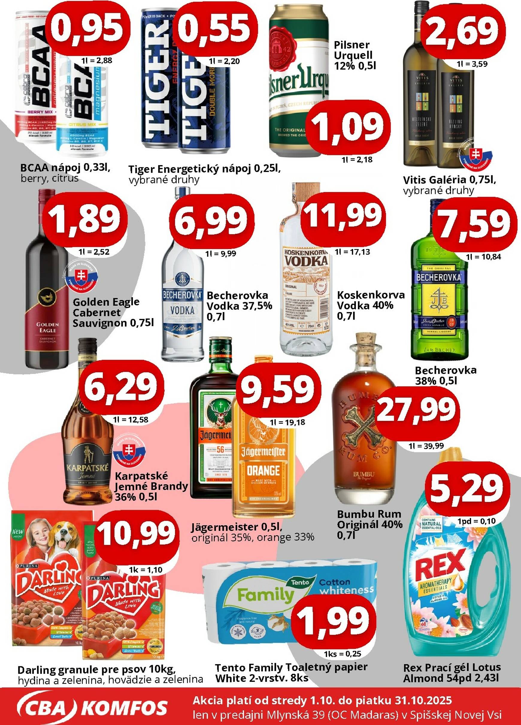 Page 4 of Aktuálny cba leták platný od stredy 01.10 do 31.10