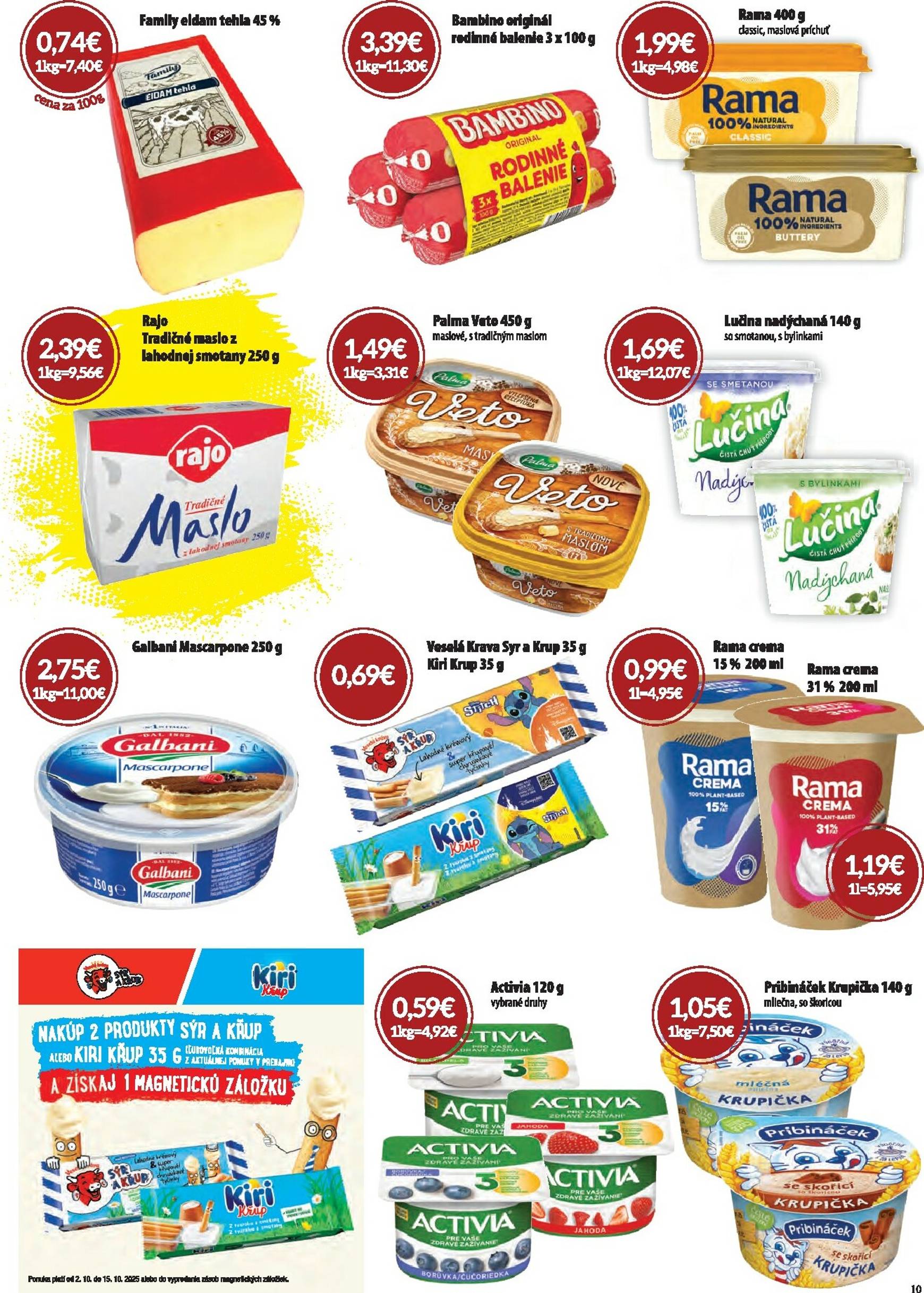 Page 10 of Aktuálny cba leták platný od štvrtka 02.10 do 15.10