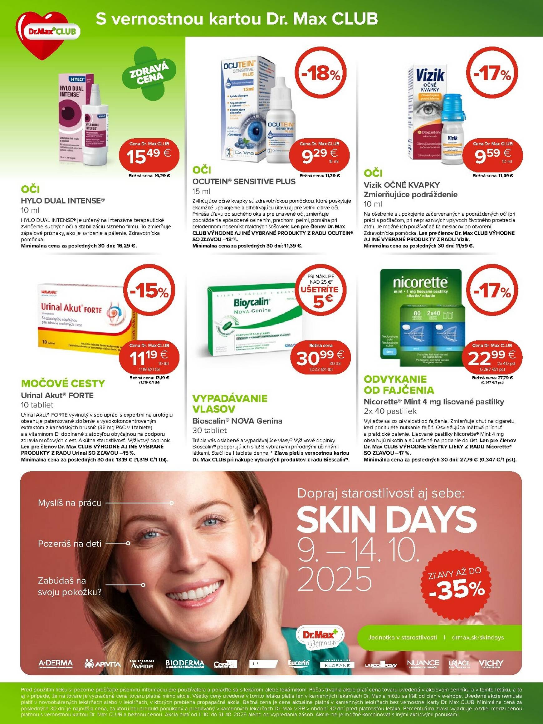 Page 8 of Aktuálny dr-max leták platný od stredy 01.10 do 31.10