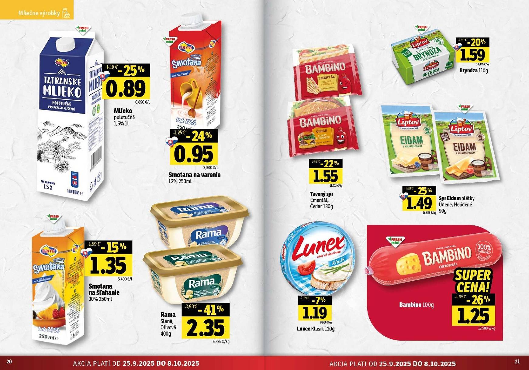 Page 11 of Aktuálny fresh leták platný od štvrtka 25.09 do 08.10