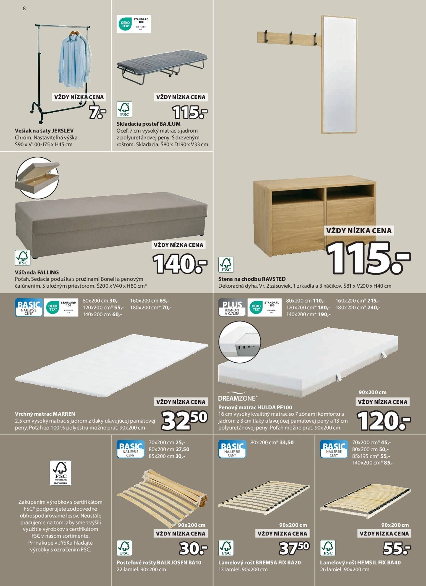 Page 8 of Aktuálny jysk leták platný od pondelka 15.09 do 14.10