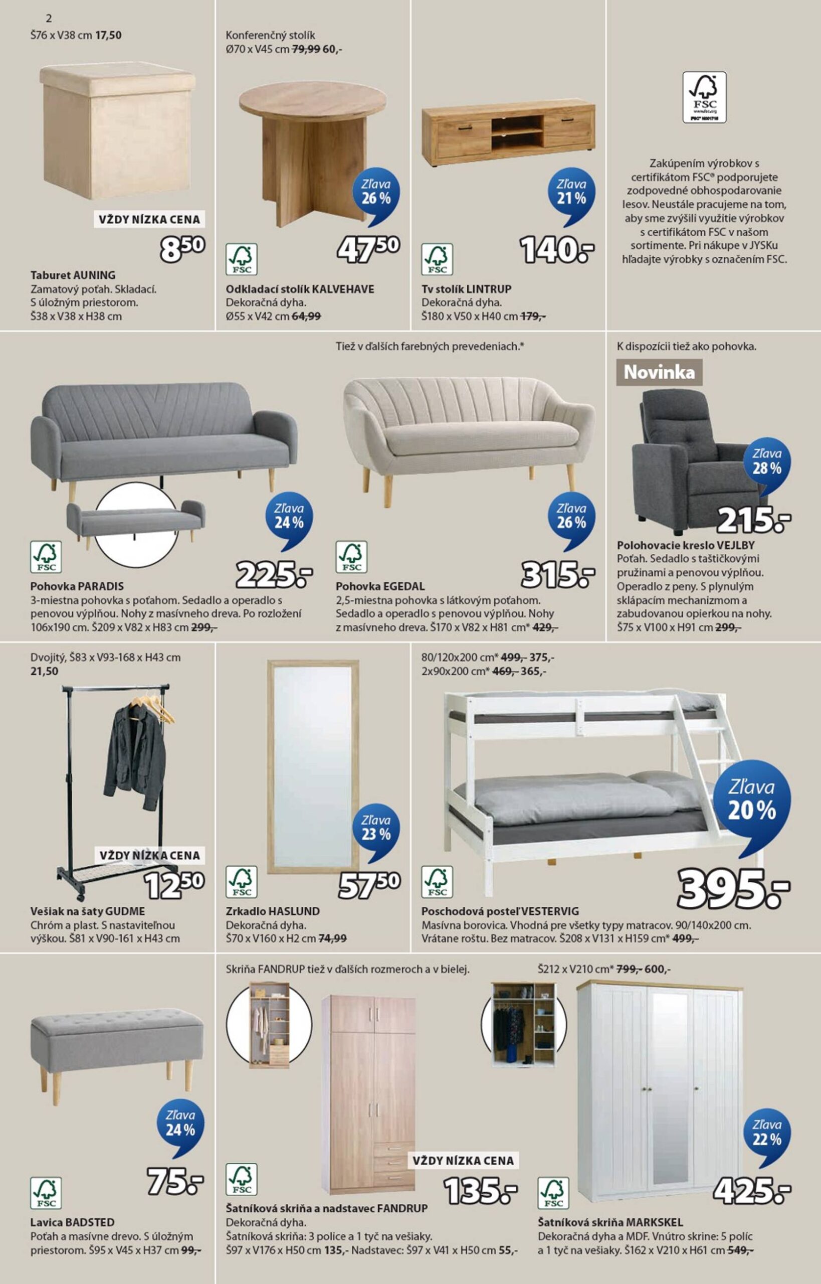 Page 2 of Aktuálny jysk leták platný od stredy 24.09 do 14.10