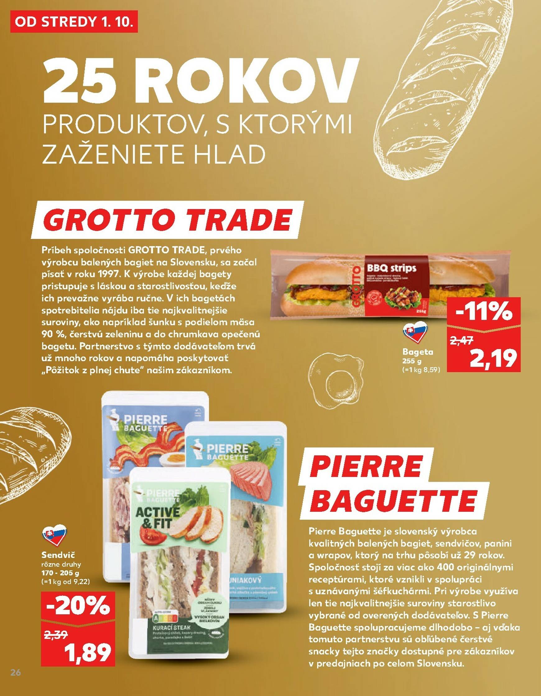 Page 26 of Aktuálny kaufland leták platný od stredy 01.10 do 31.10