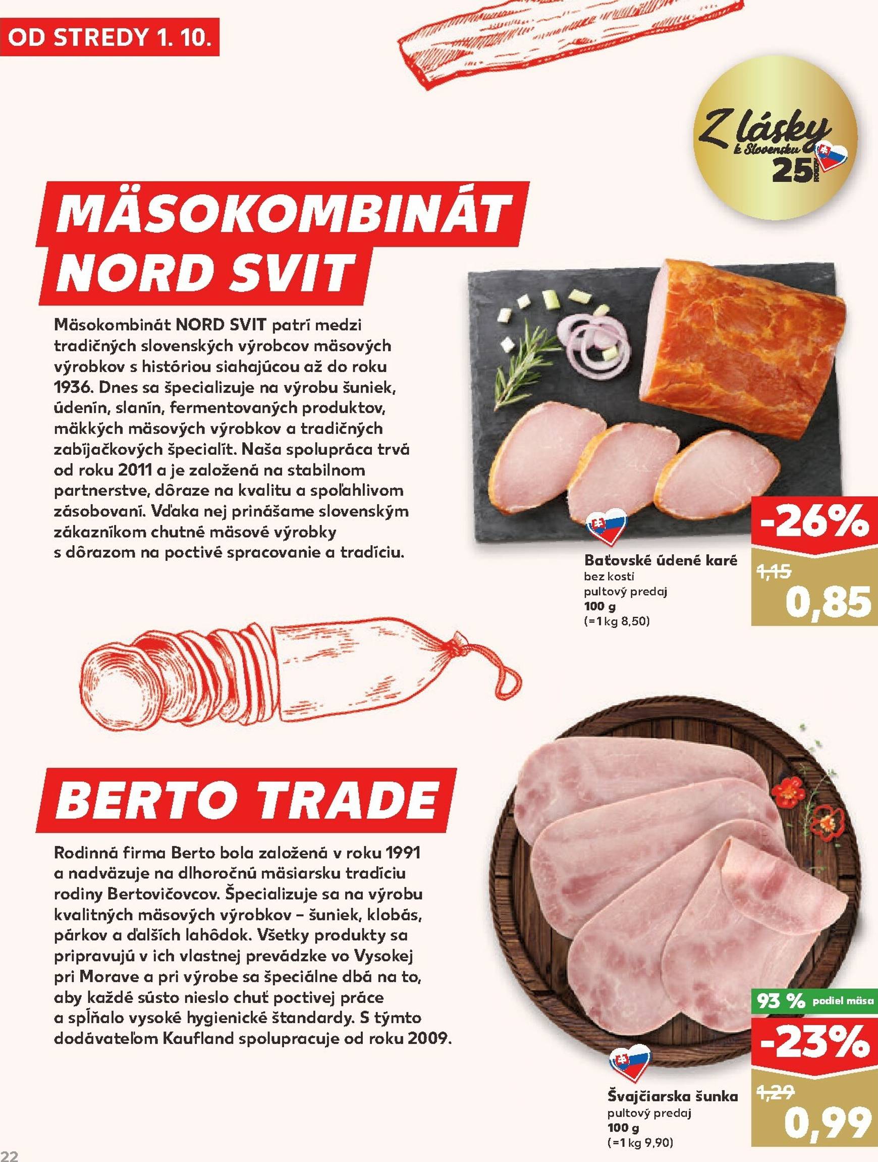 Page 22 of Aktuálny kaufland leták platný od stredy 01.10 do 31.10