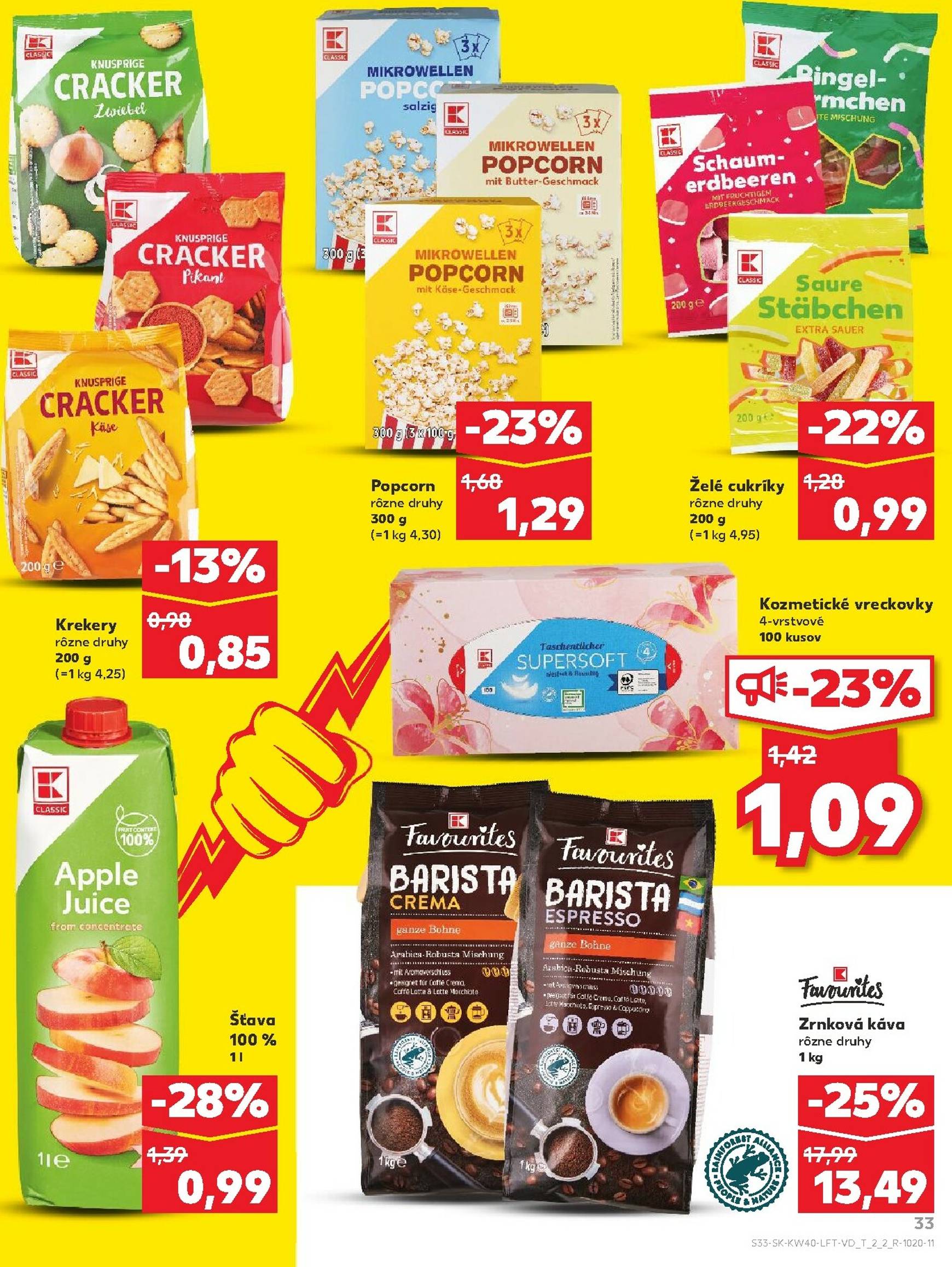 Page 33 of Aktuálny kaufland leták platný od štvrtka 02.10 do 08.10