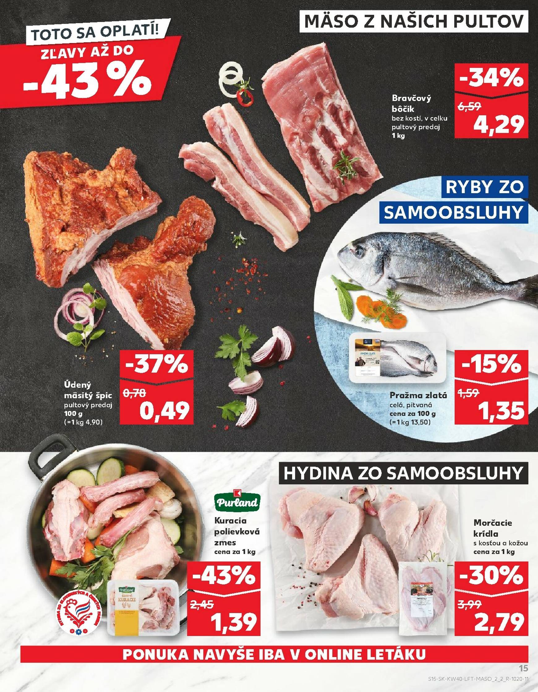Page 15 of Aktuálny kaufland leták platný od štvrtka 02.10 do 08.10
