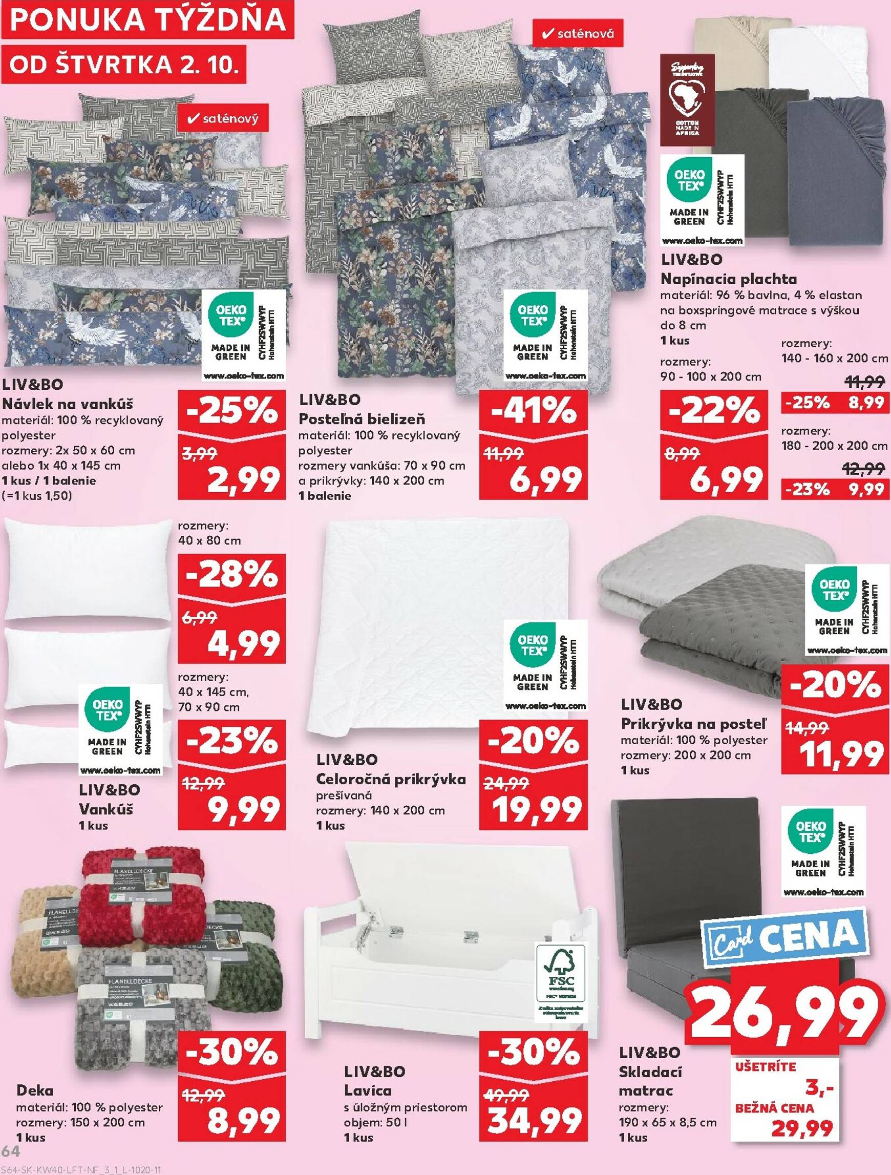 Page 64 of Aktuálny kaufland leták platný od štvrtka 02.10 do 08.10