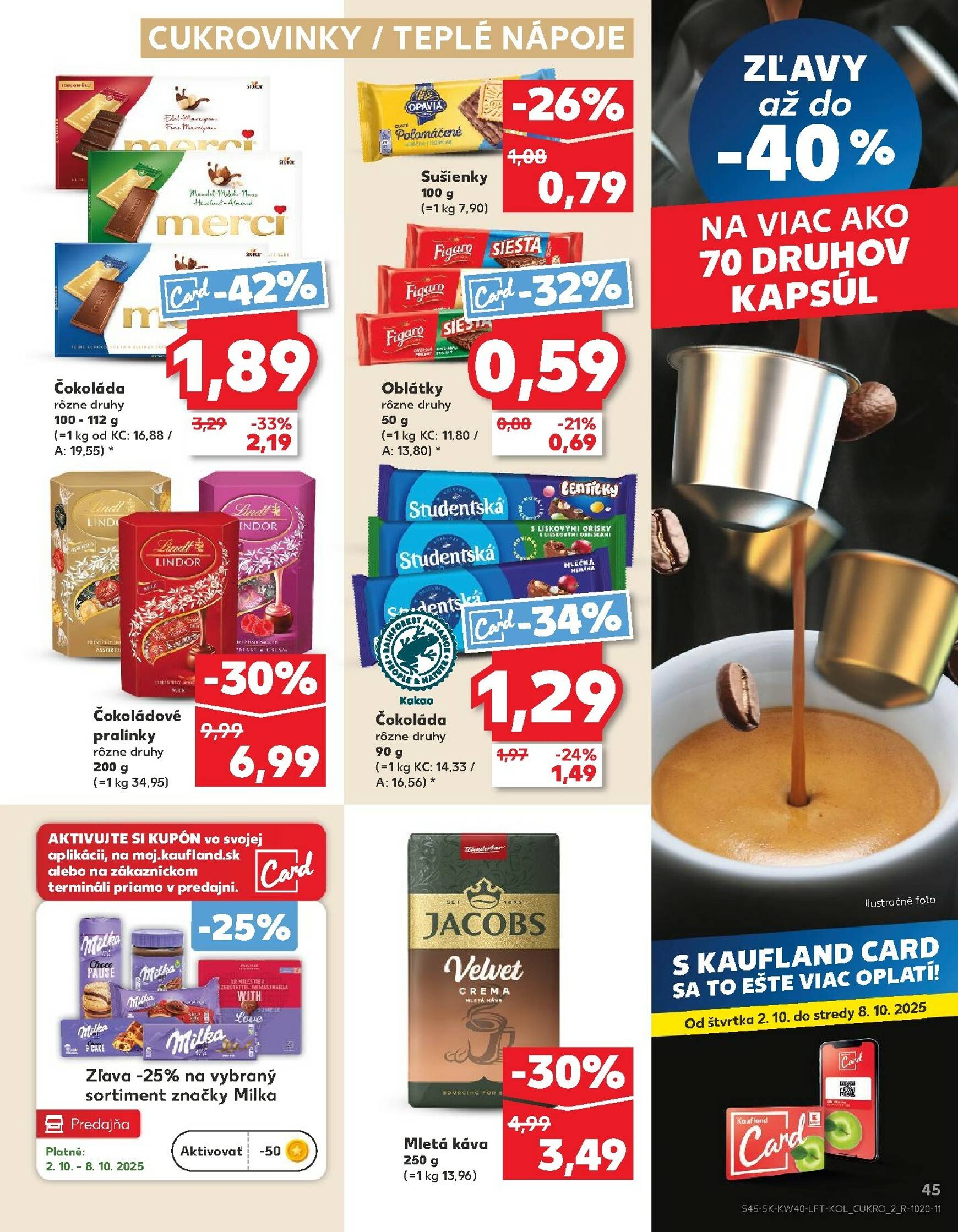Page 45 of Aktuálny kaufland leták platný od štvrtka 02.10 do 08.10