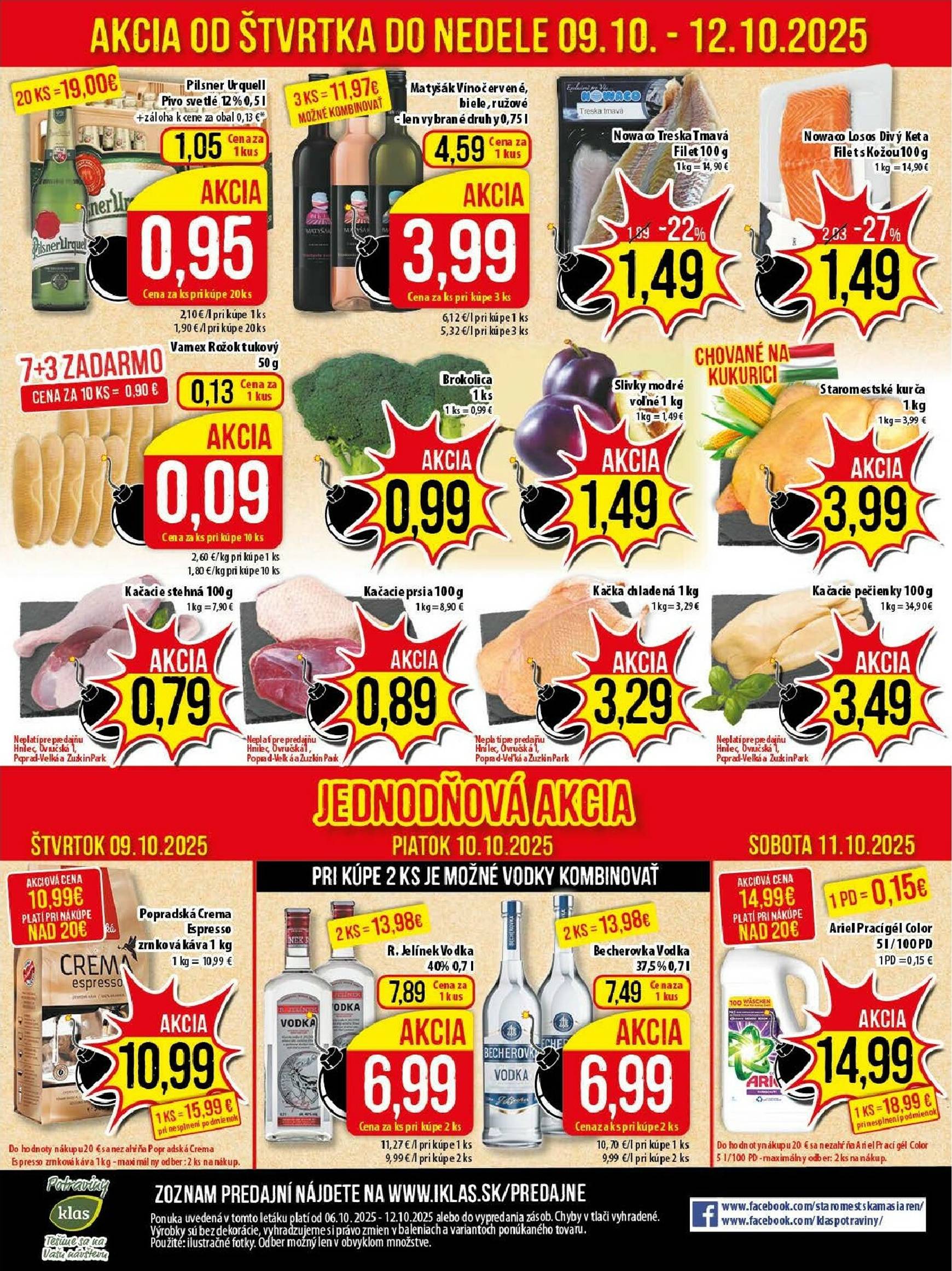 Page 25 of Aktuálny klas leták platný od pondelka 06.10 do 12.10