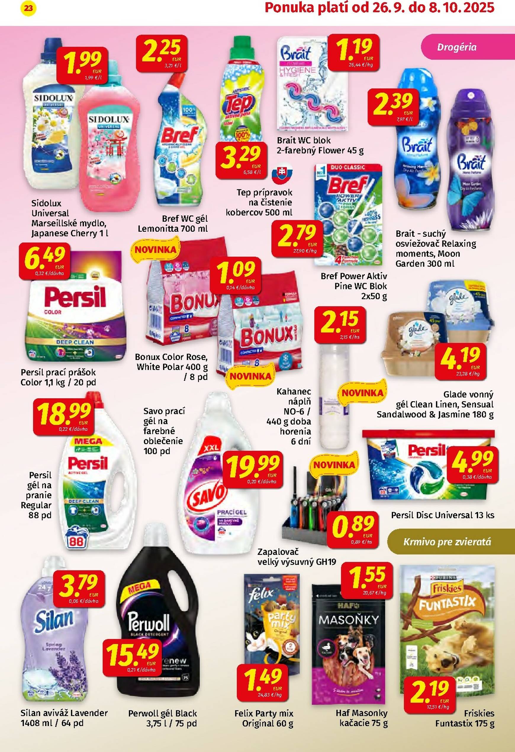 Page 23 of Aktuálny koruna leták platný od piatka 26.09 do 08.10