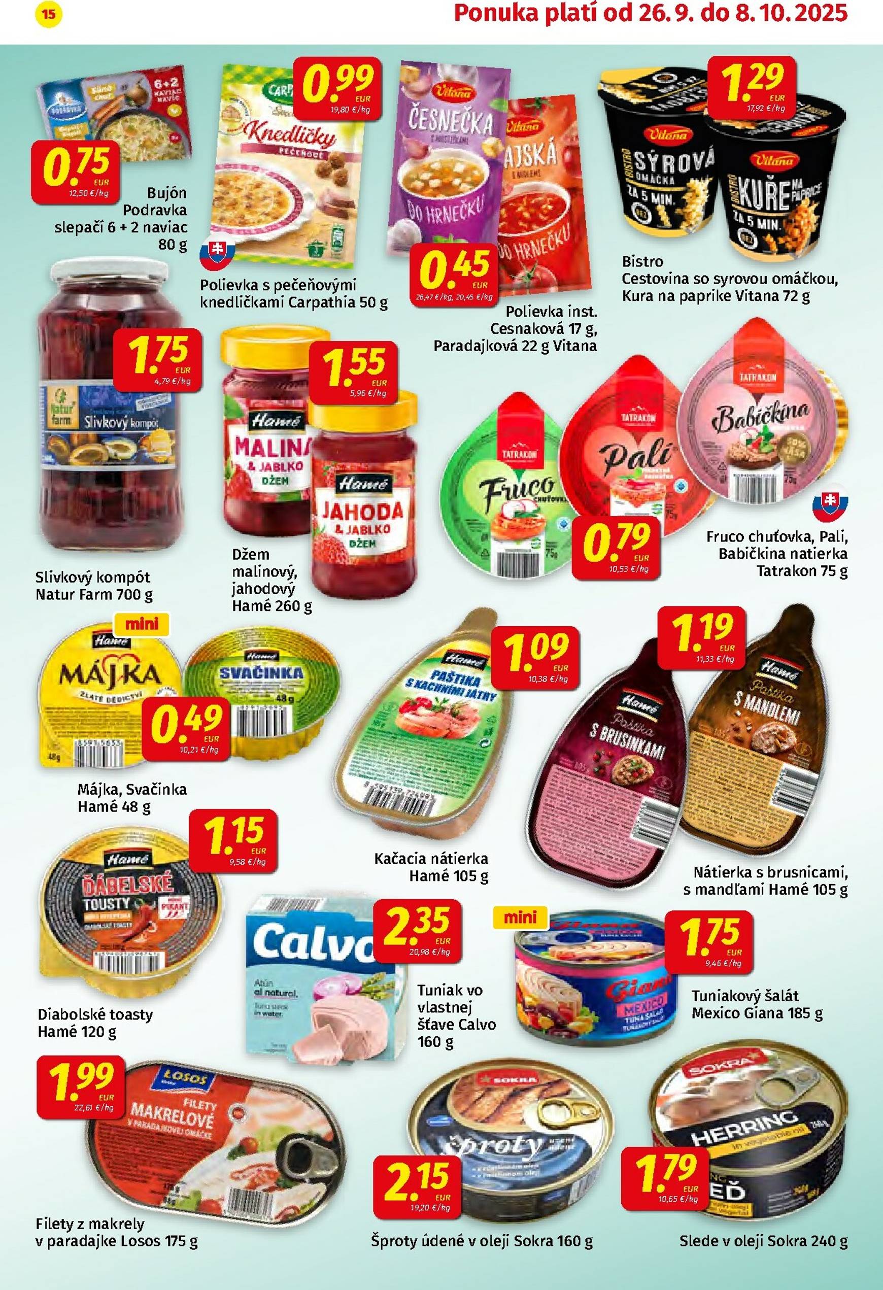 Page 15 of Aktuálny koruna leták platný od piatka 26.09 do 08.10