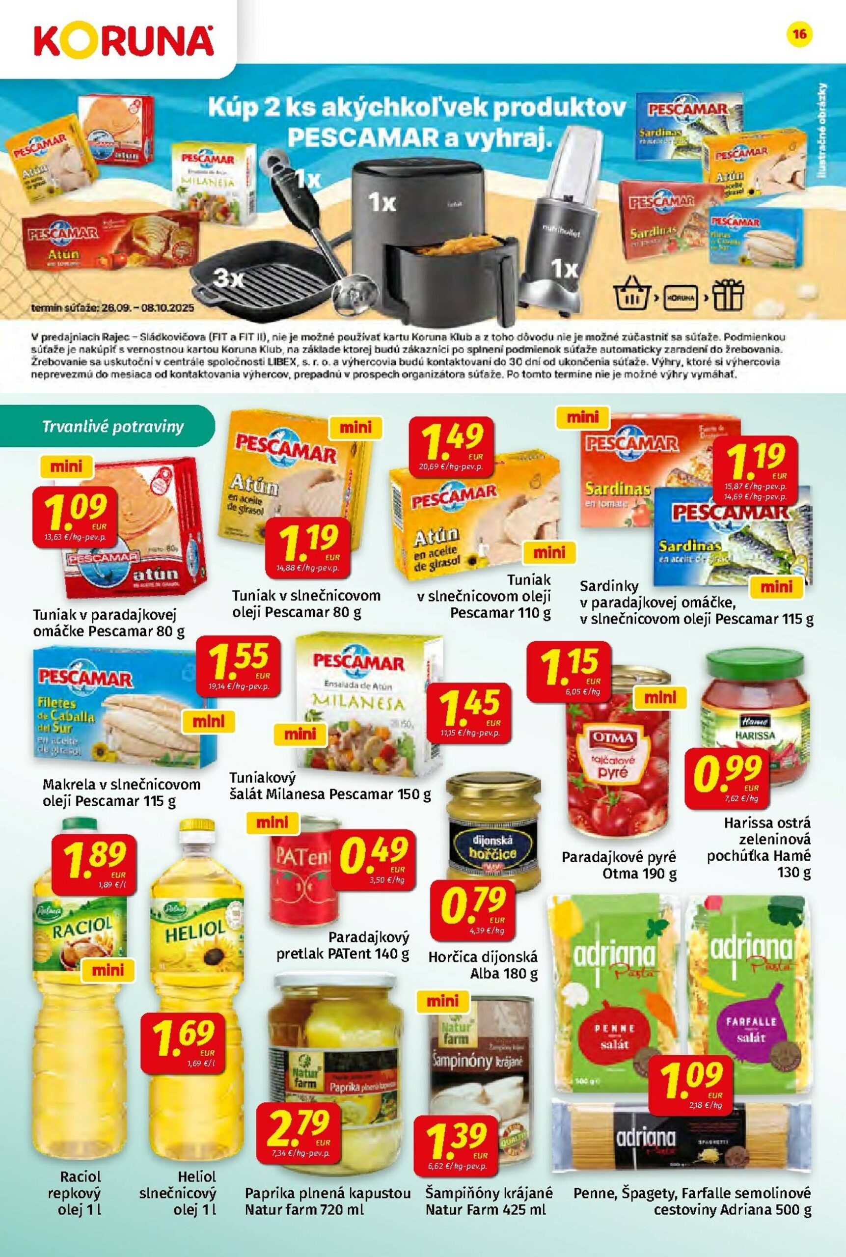 Page 16 of Aktuálny koruna leták platný od piatka 26.09 do 08.10